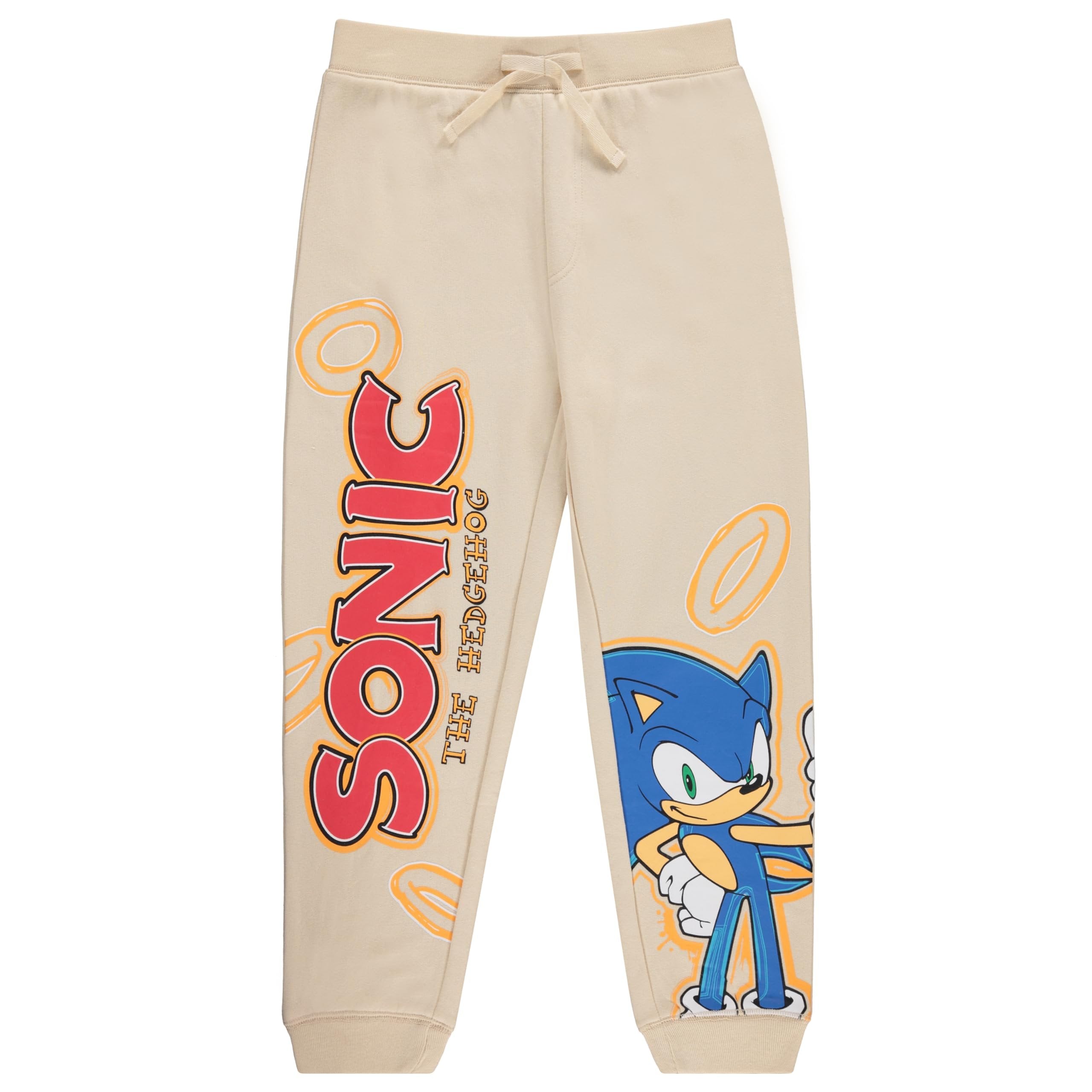 Sonic The Hedgehog Boys Graphic Hoodie and Jogger Pants 2-Piece Outfit Set- Sizes 4-20