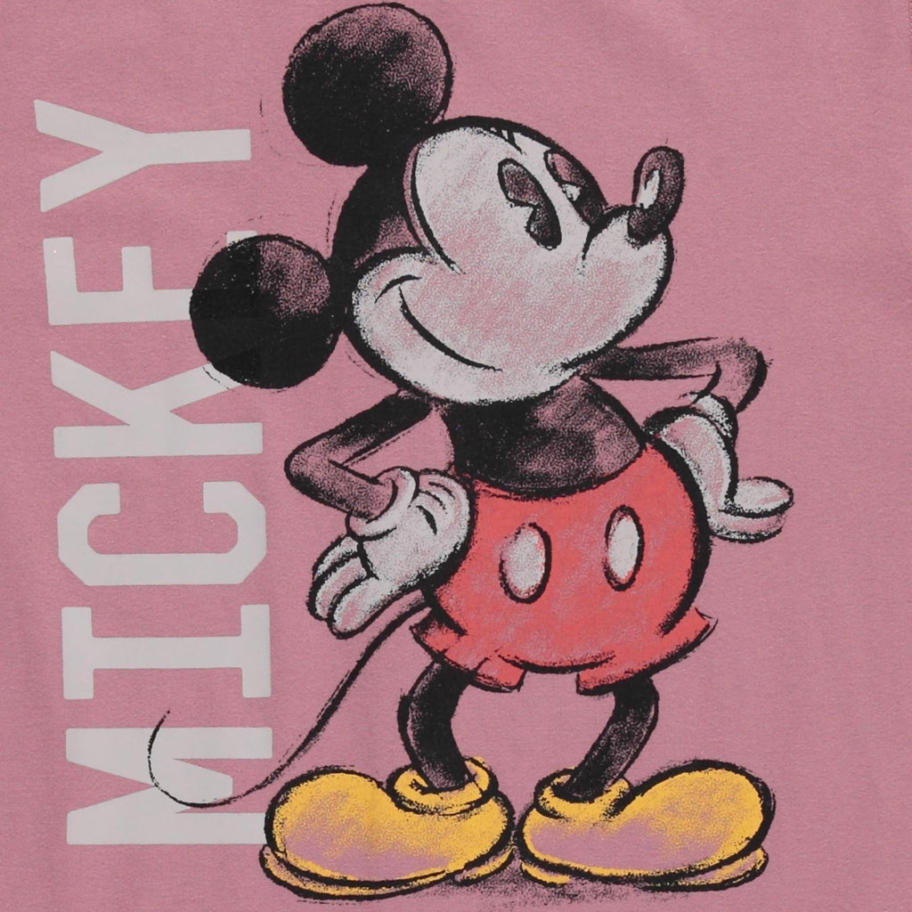 Boys Mickey Mouse Adaptive T-Shirt & Cargo Sweatpants Set, Classic Mickey Mouse Clothing Little and Big Boys Sizes