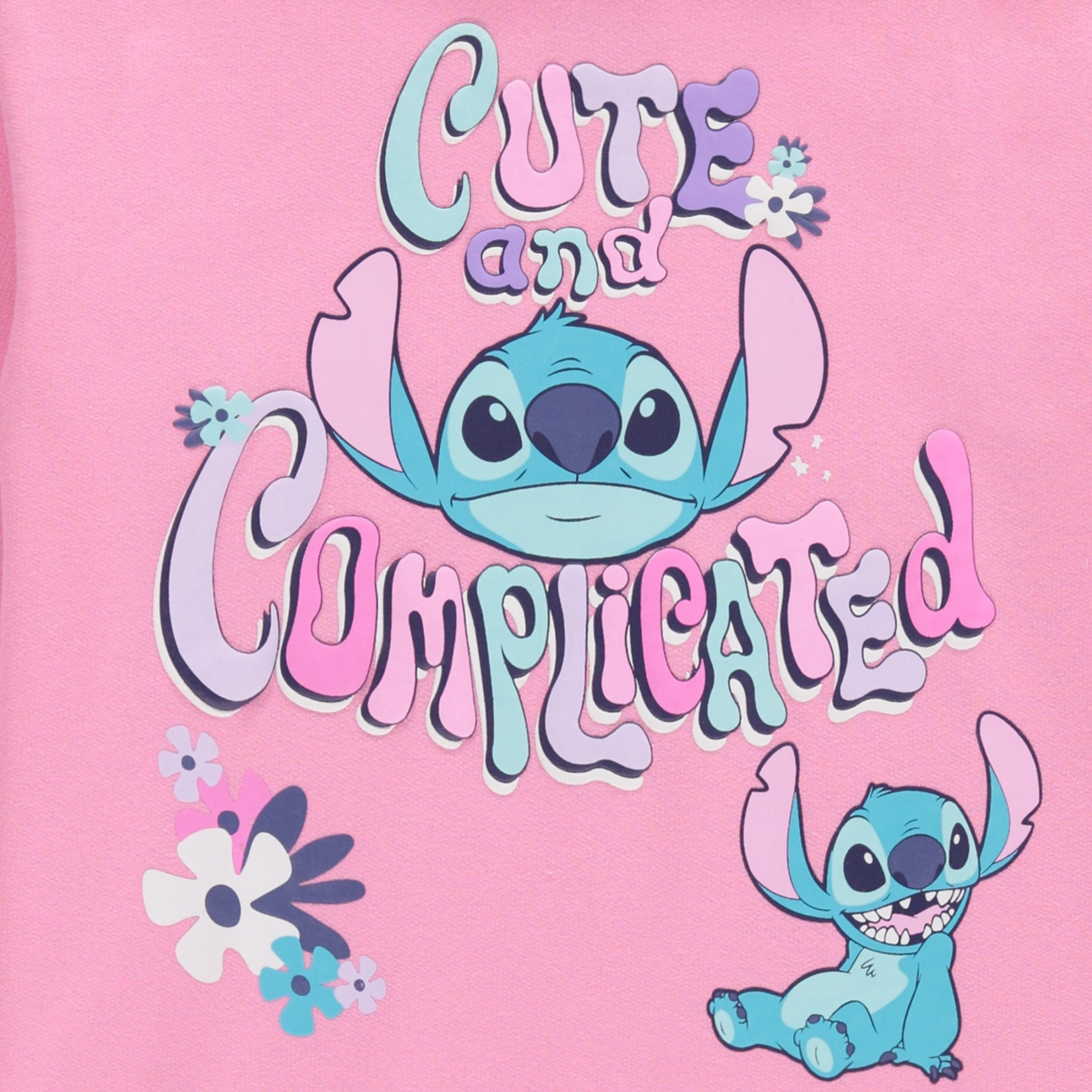 Disney Lilo & Stitch Clothing Set, Sweatshirt Hoodie and Jogger, 2-Piece Outfit Set - Girls Sizes 4-16 Mint