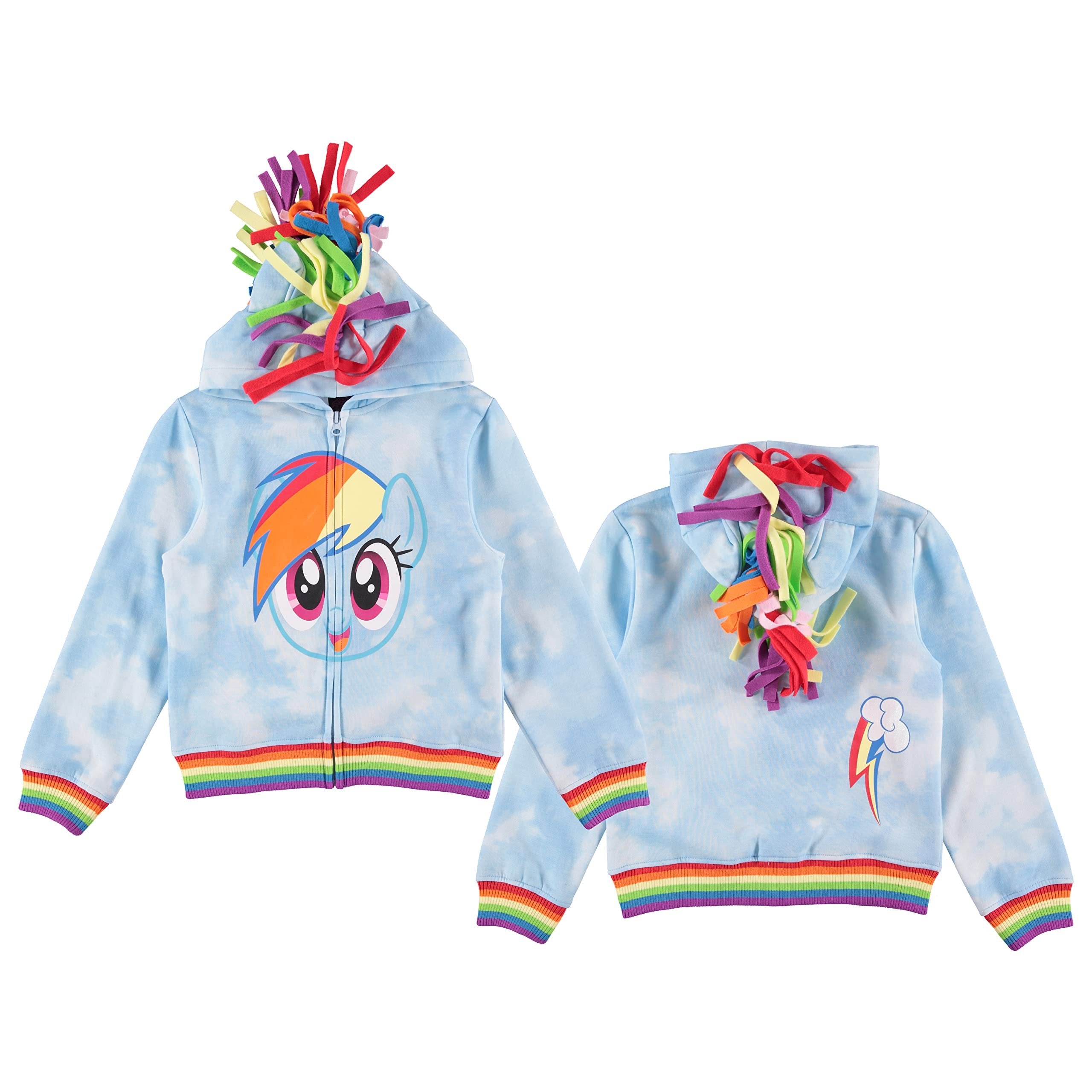 My Little Pony Magical Rainbow Dash Cosplay Hoodie for Girls - Super Soft & Fun for Playtime and Parties!