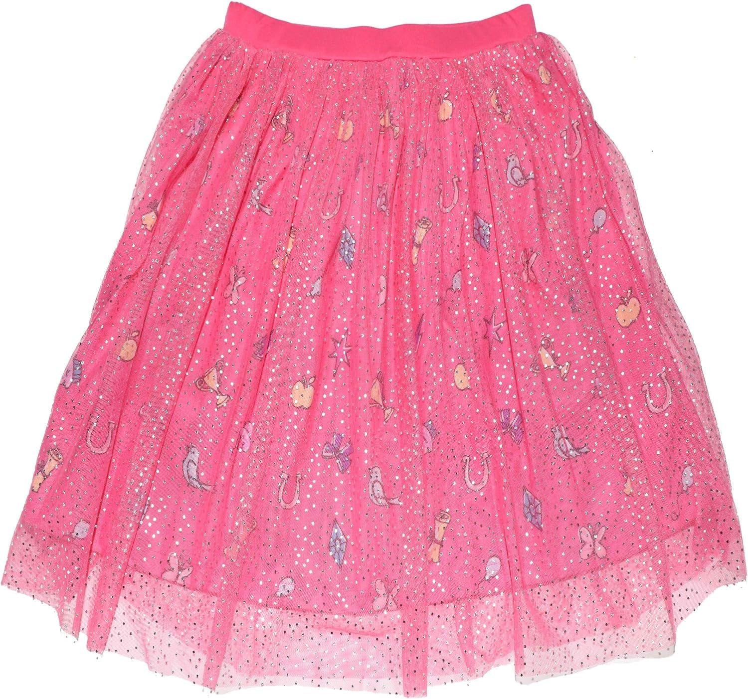 My Little Pony Short Sleeve Front Tie T-Shirt and Tulle Printed Skirt
