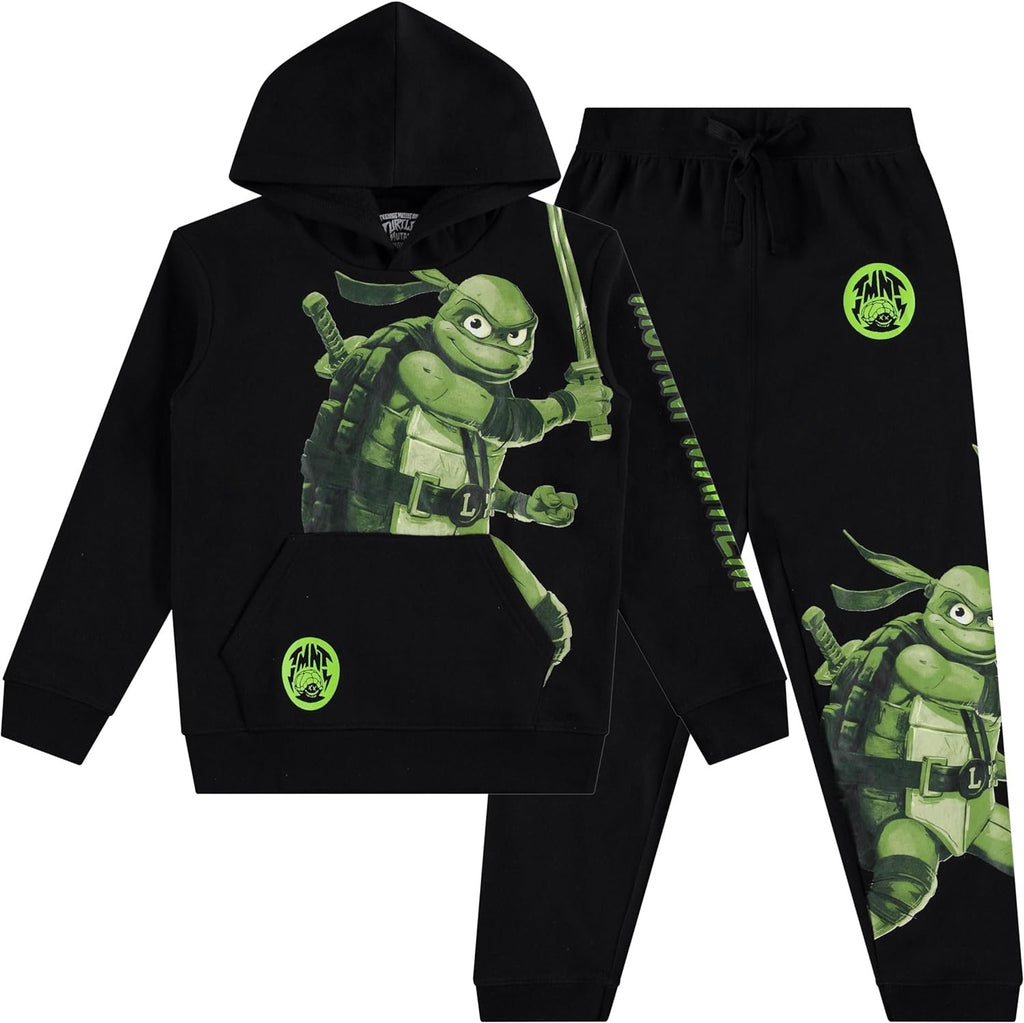 Teenage Mutant Ninja Turtles Pullover Hoodie and Jogger Sweatpants Set, Little and Big Boys Sizes 4-20