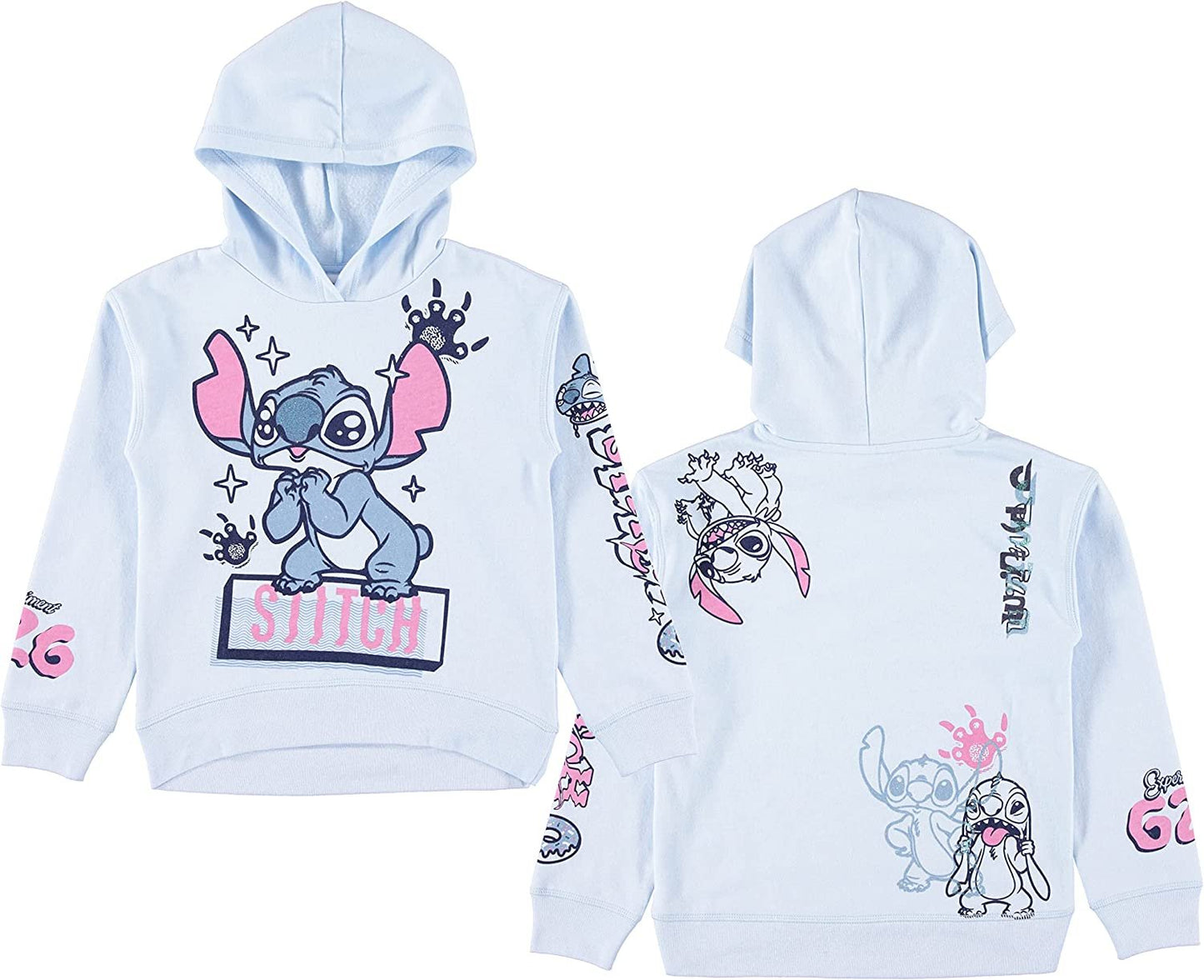 Disney's Lilo & Stitch Girls Hoodie - Girls Sizes 4-16 Blue