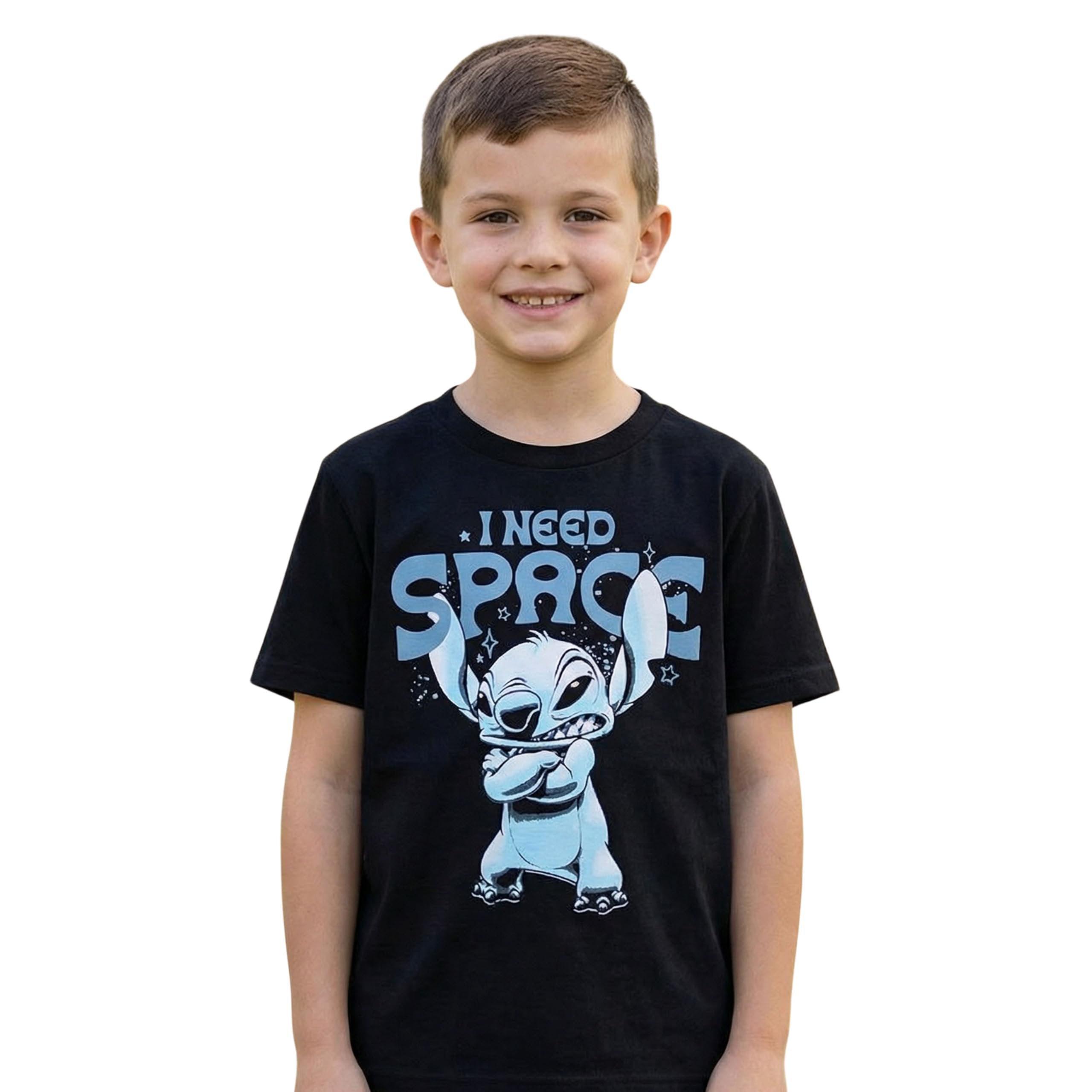 Disney Boys Lilo & Stitch Short Sleeve T-Shirt - Official Licensed Graphic Tee