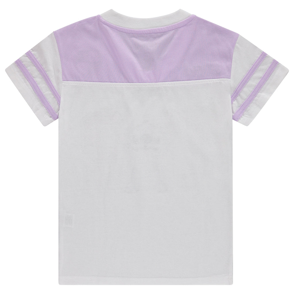 Disney Girls Lilo and Stitch Embroidered Soccer Jersey and Shorts Clothing Set- Little and Big Girls Sizes 4-16