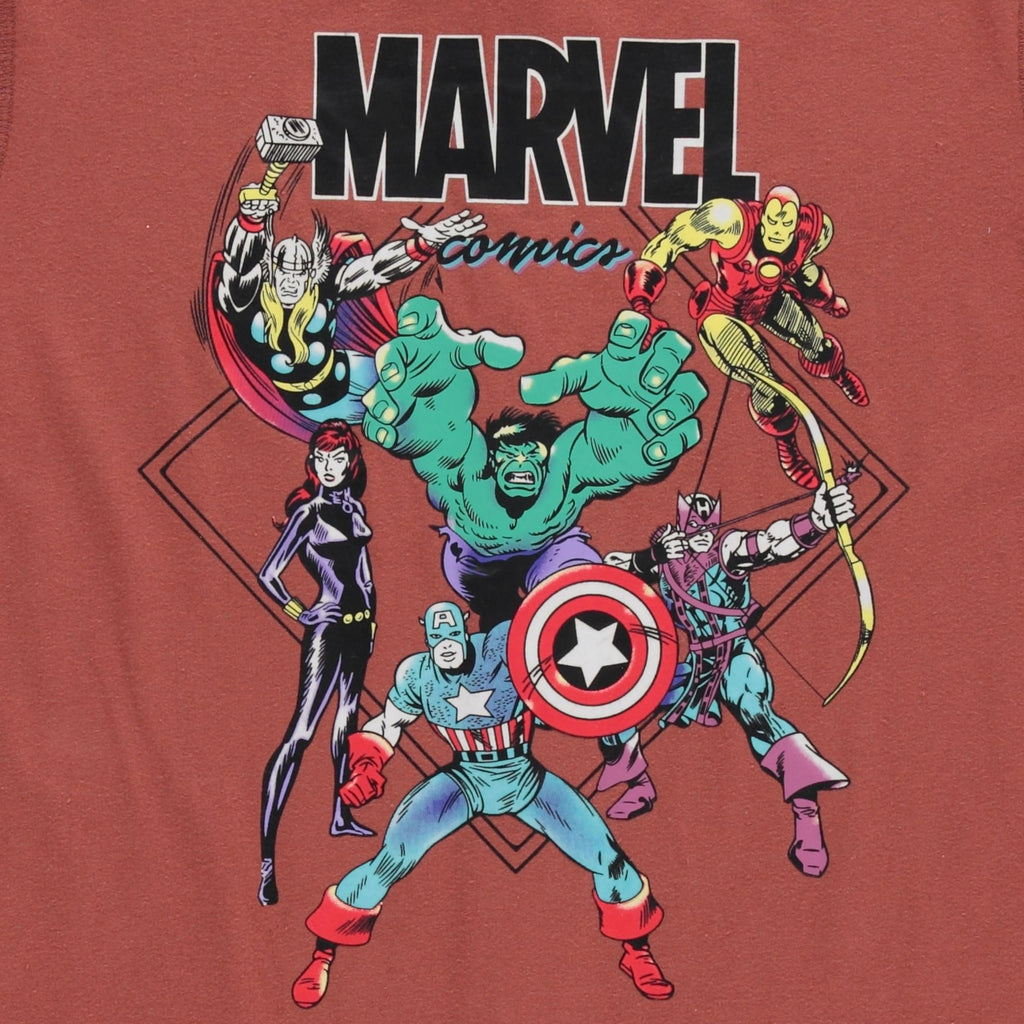 Marvel Boys Comic Avengers Adaptive T-Shirt & Cargo Sweatpants Set, Super Heros Clothing Little and Big Boys Sizes