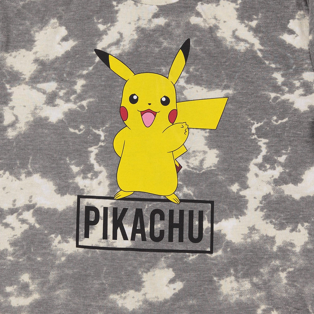 Pokemon Pikachu Big Boys Short Sleeve T-Shirt - Pikachu Lightning Energy Bounce