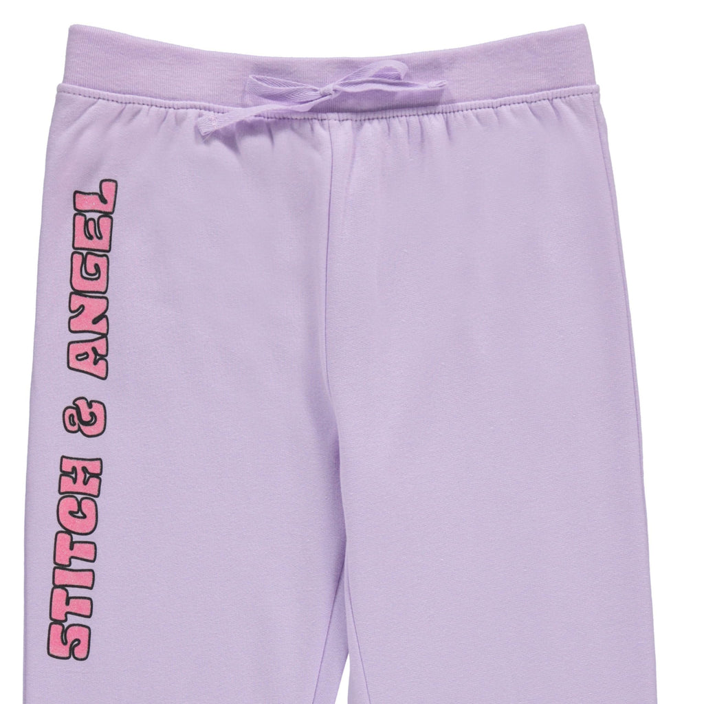 Disney Girls Lilo and Stitch Jogger Sweatpants with Minnie Mouse & Disney Princesses, Little and Big Girls Sizes 4-16