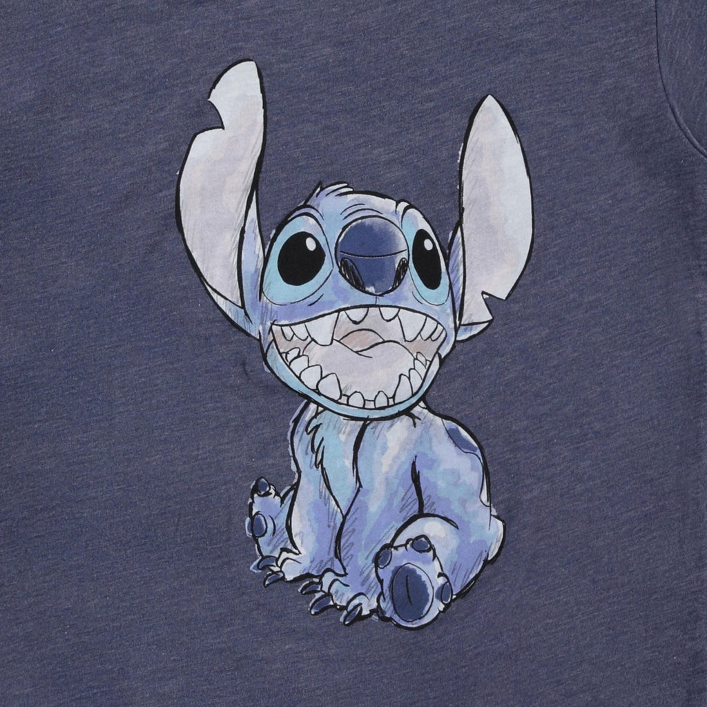 Disney Junior Lilo and Stitch Short Sleeve T-Shirt- Junior Ladies Sizes XS-3XL