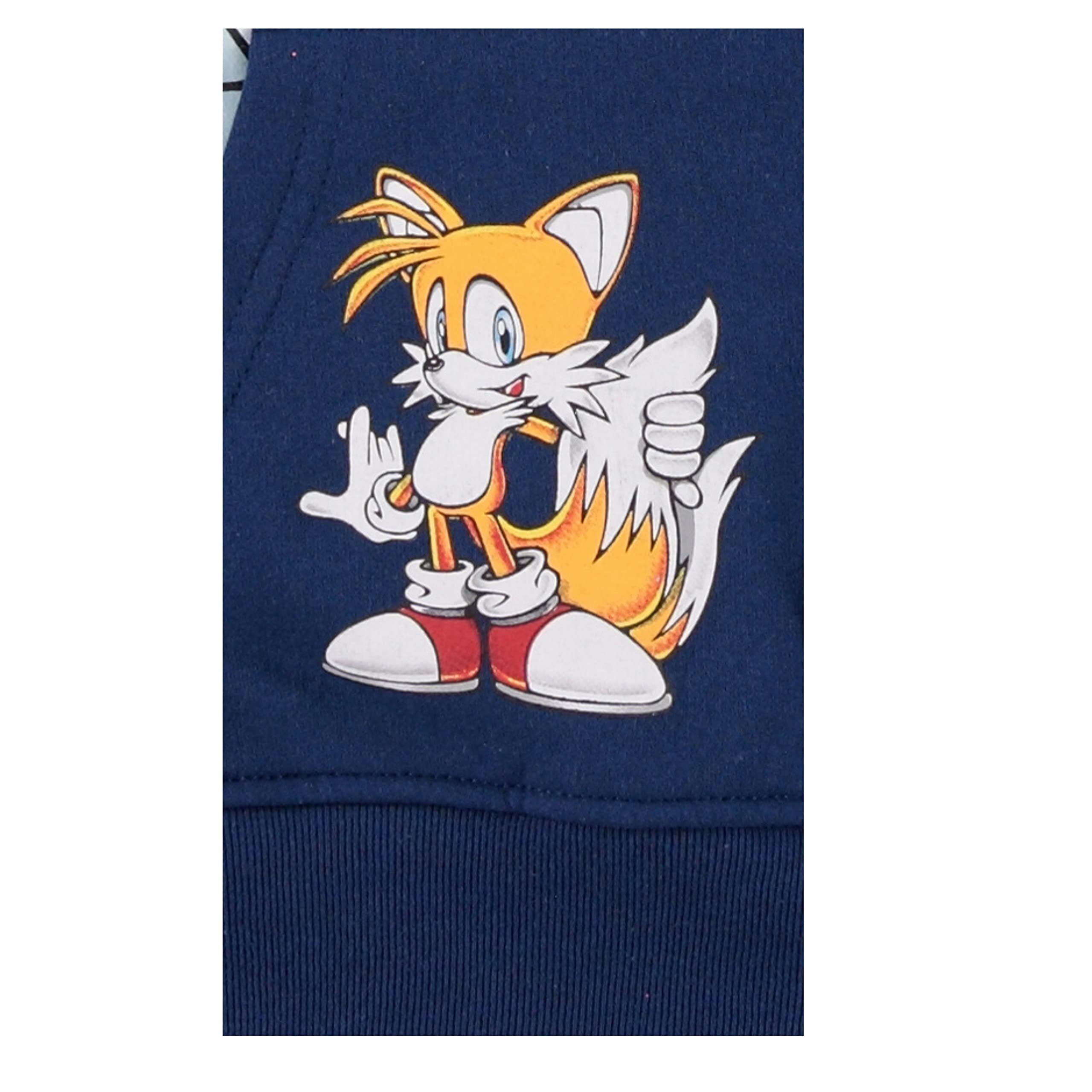 Boys' Sonic & Tails Hoodie - Navy, Sizes 4-20, Sonic the Hedgehog Pullover