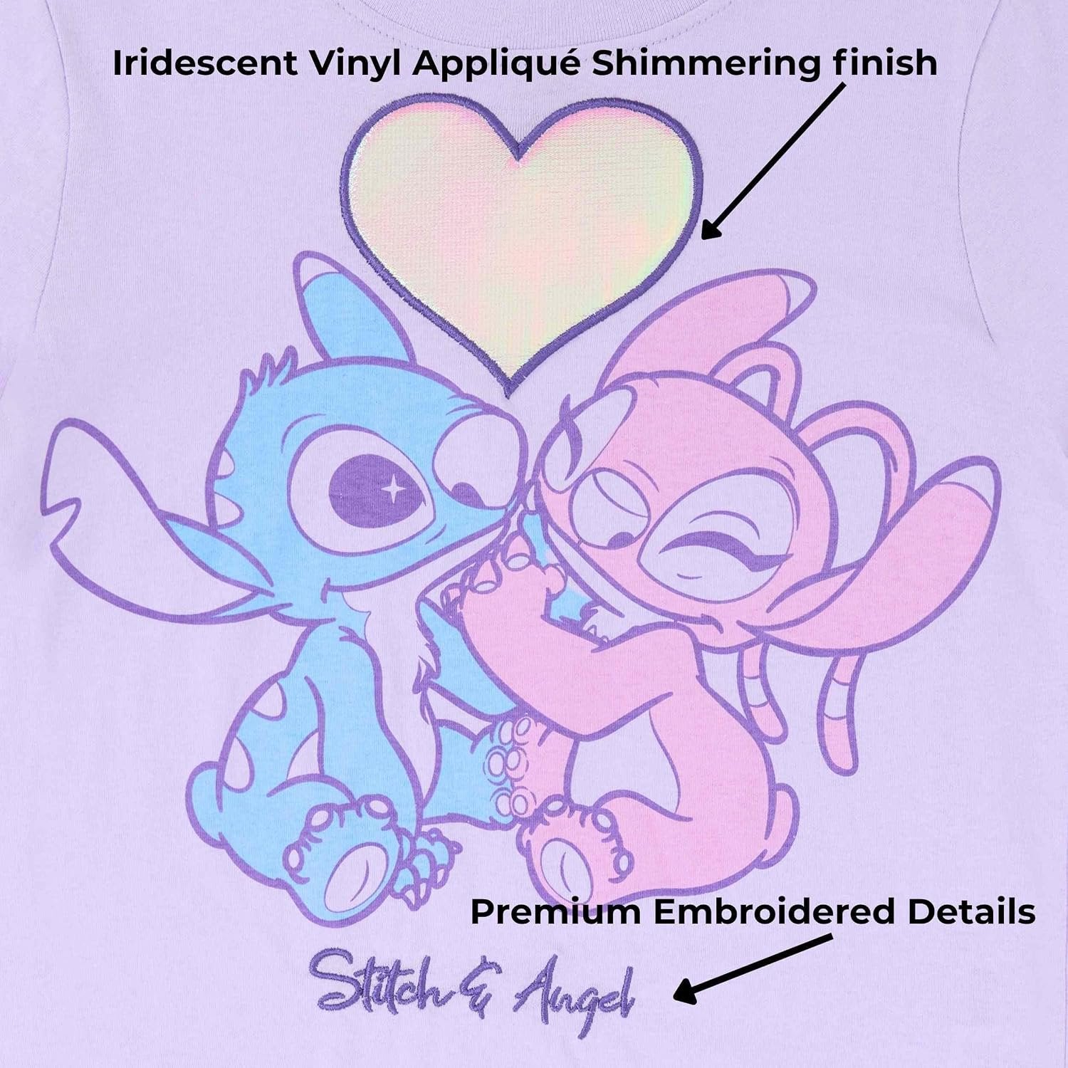 Disney Lilo & Stitch Girls Shirt & Pants Outfit Set, Sizes 4-16