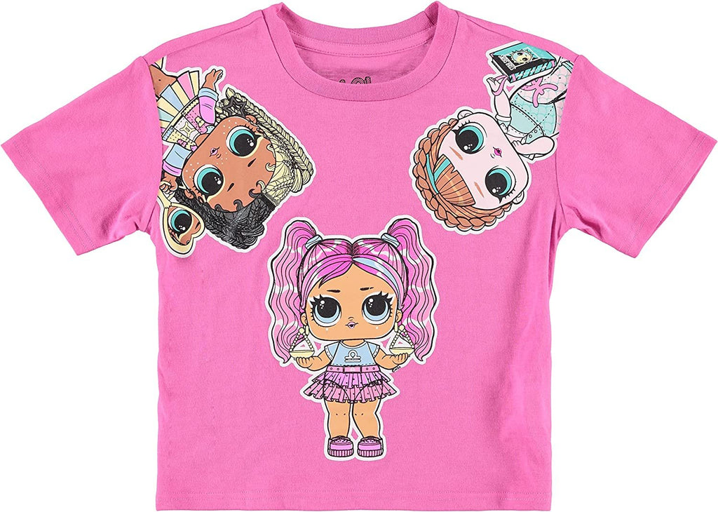 L.O.L. Surprise! T-Shirt and Biker Shorts- Sizes 4-16
