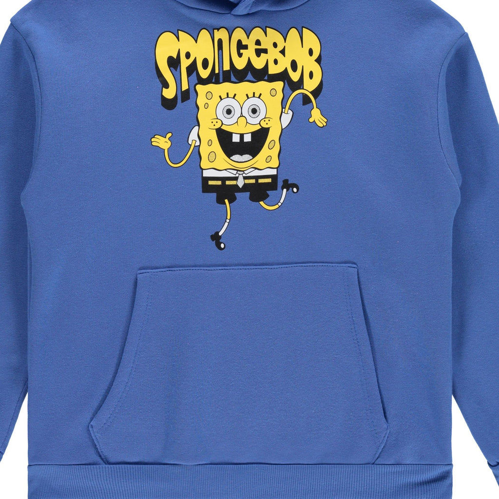 SpongeBob SquarePants Boys Pullover Hoodie - Little and Big Boys Sizes 4-20 Blue