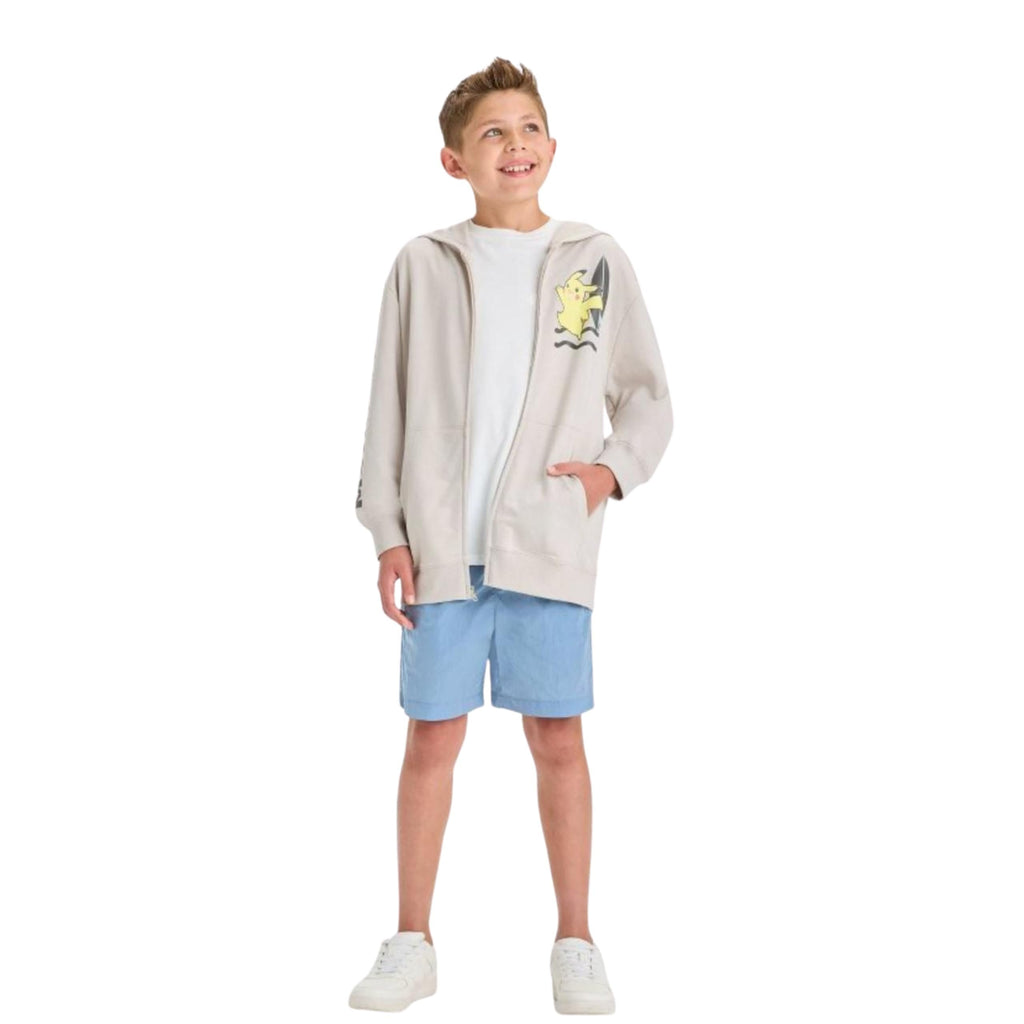 Pokemon Boys Pikachu Zip-Up Fleece Hoodie- Pokemon for Little and Big Boys Sizes XS-XL