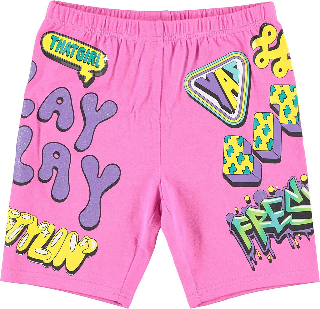 Nickelodeon That Girl Lay Lay T-Shirt and Biker Shorts- Sizes 4-16