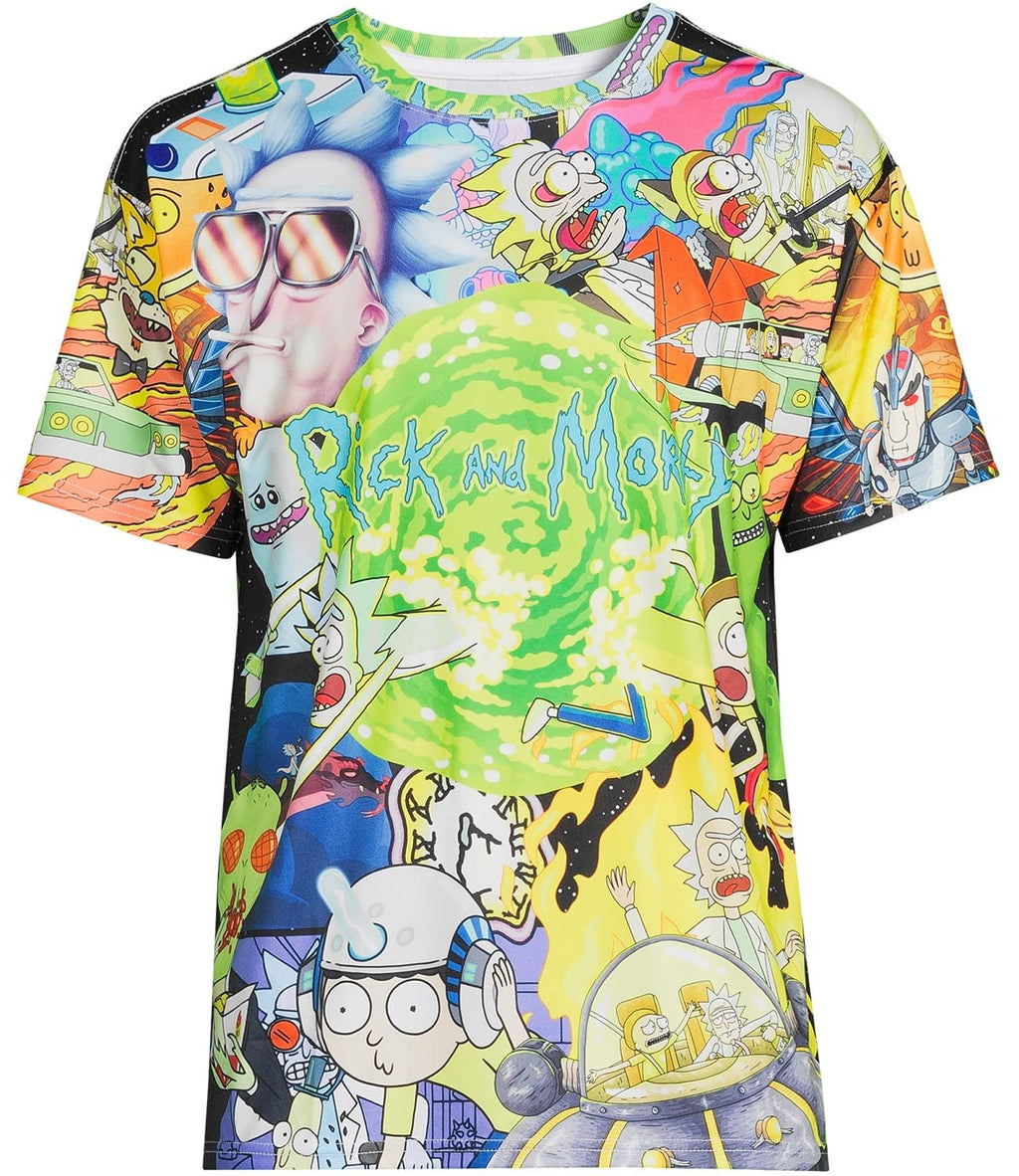 FREEZE Rick & Morty Mens Short Sleeve T-Shirt