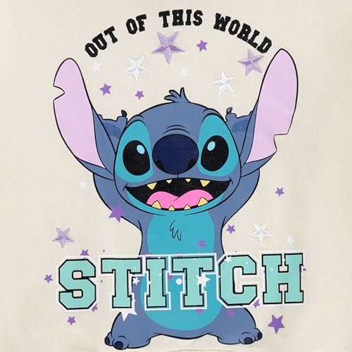 Disney Girls Lilo & Stitch Clothing Set - Stitch Sweatshirt Hoodie and Jogger - 2-Piece Outfit Set - Sizes 4-16
