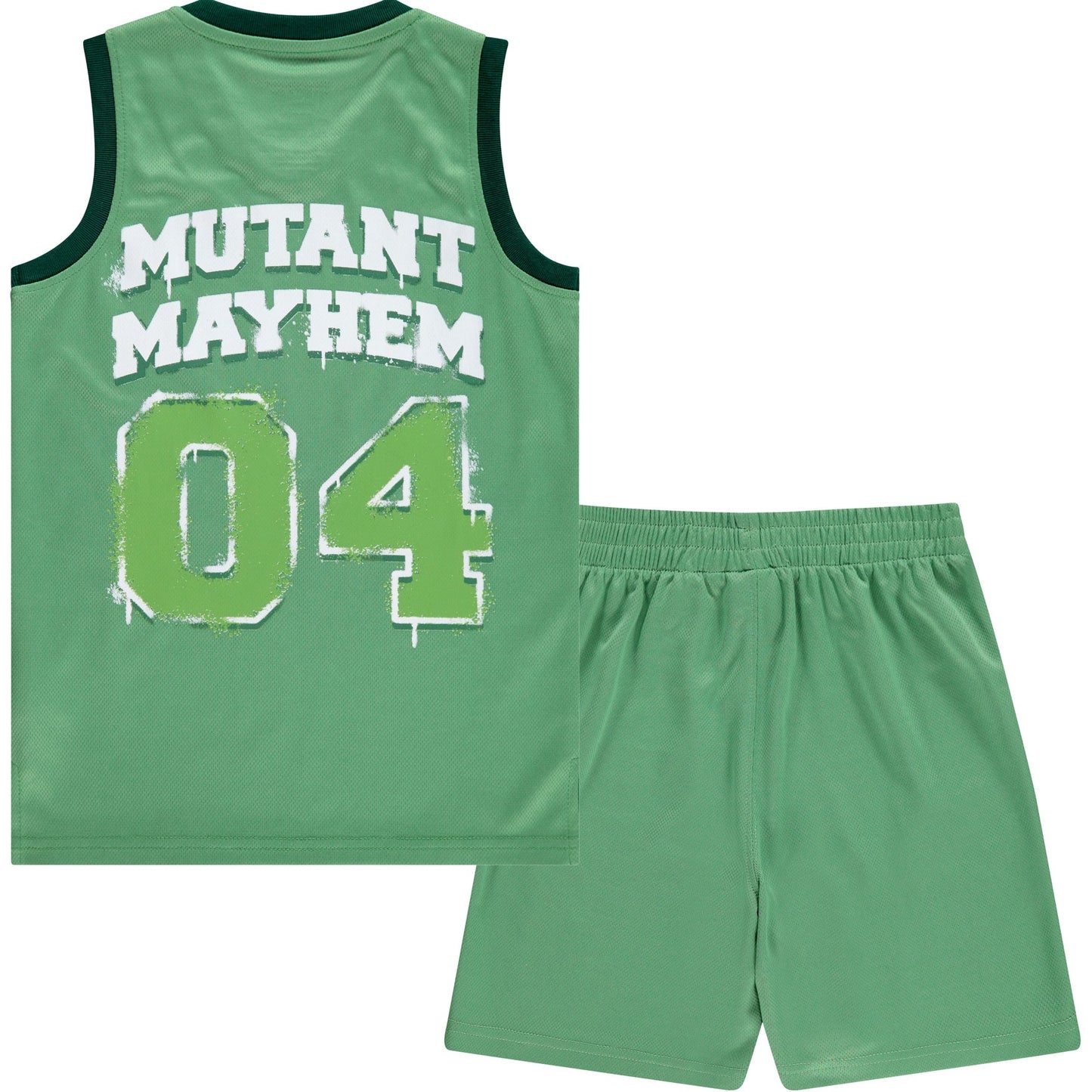 Teenage Mutant Ninja Turtles Boys Basketball Jersey Shirt and Shorts Clothing Set- Little and Big Boys Sizes 4-20