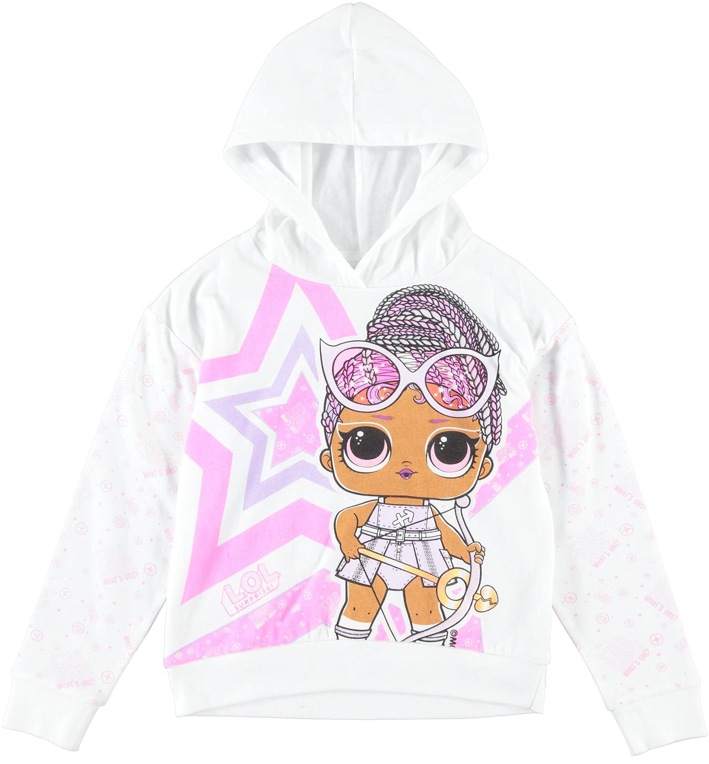 L.O.L. Surprise! Girls Pullover Hoodie and Jogger Clothing Set - Sizes 4-16