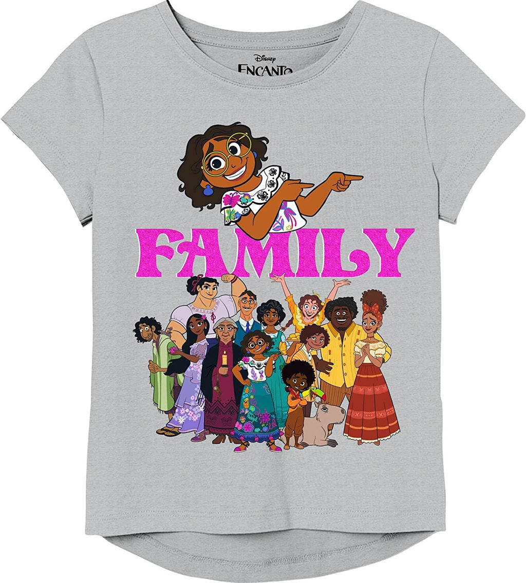 Disney Girls' Big Encanto Family Madrigal & House T-Shirt