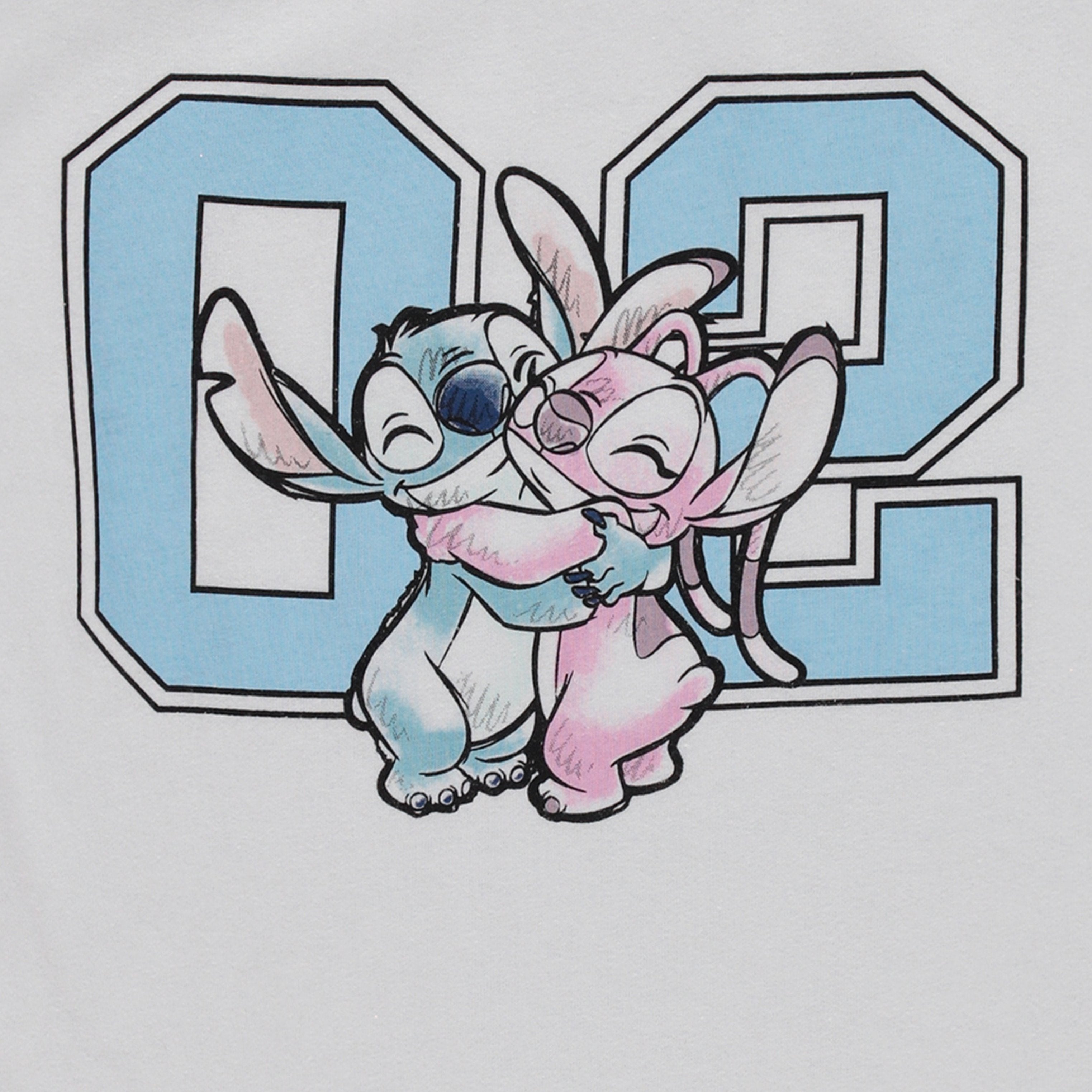 Disney Girls Lilo and Stitch Embroidered Soccer Jersey and Shorts Clothing Set- Little and Big Girls Sizes 4-16