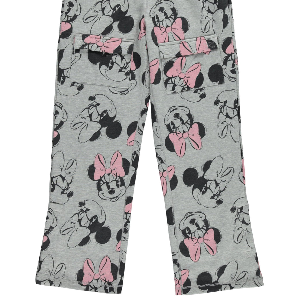 Disney Girls Minnie Mouse Adaptive Cargo Sweatpants, Little and Big Girls Sizes 4-16