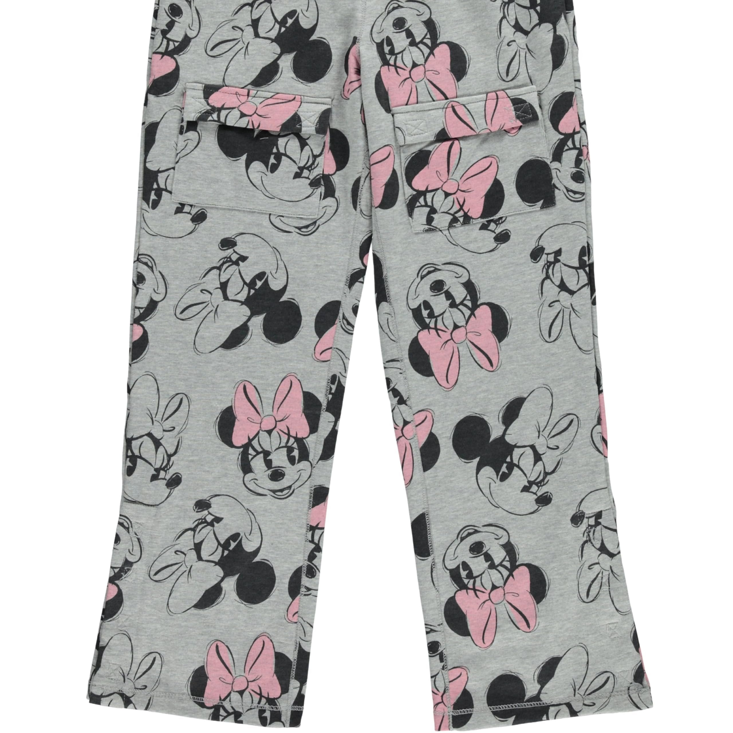Disney Girls Minnie Mouse Adaptive Cargo Sweatpants, Little and Big Girls Sizes 4-16