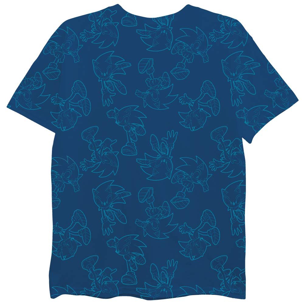 Boys Sonic The Hedgehog Short Sleeve Graphic T-Shirts- Sizes 4-20