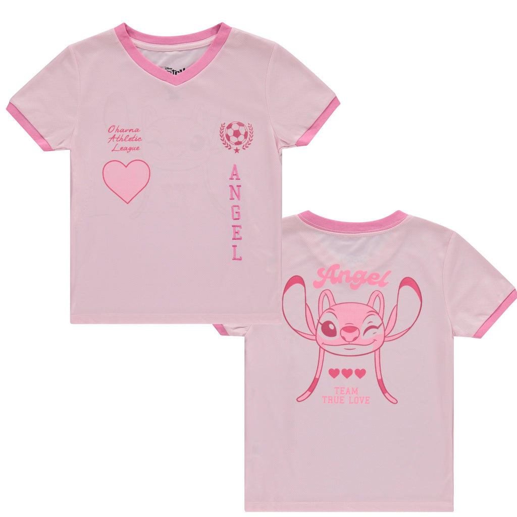 Disney Girls Lilo & Stitch Soccer Jersey T-Shirt - Girls Sizes 4-16