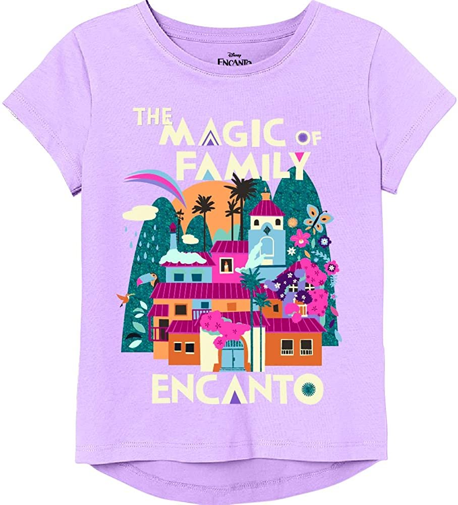 Disney Girls' Big Encanto Family Madrigal & House T-Shirt
