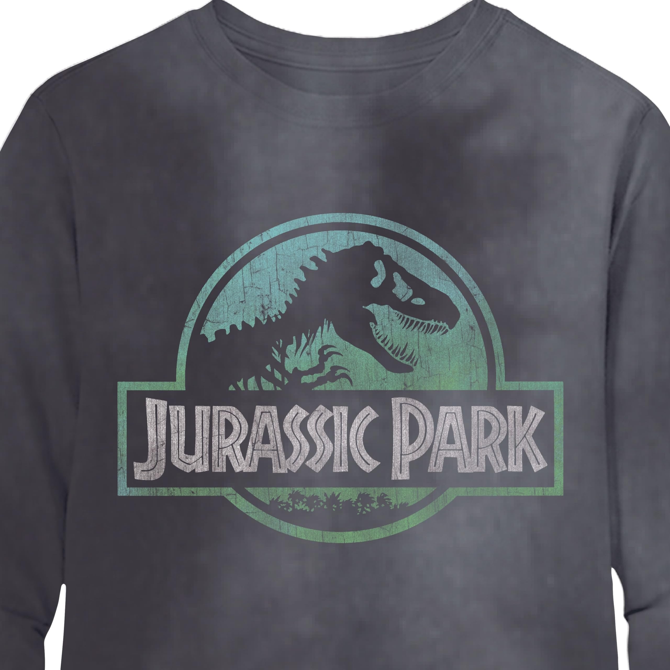 Jurassic Park Boys Jurassic World Long Sleeve Crewneck T-Shirt for Little and Big Boys Sizes 4-20