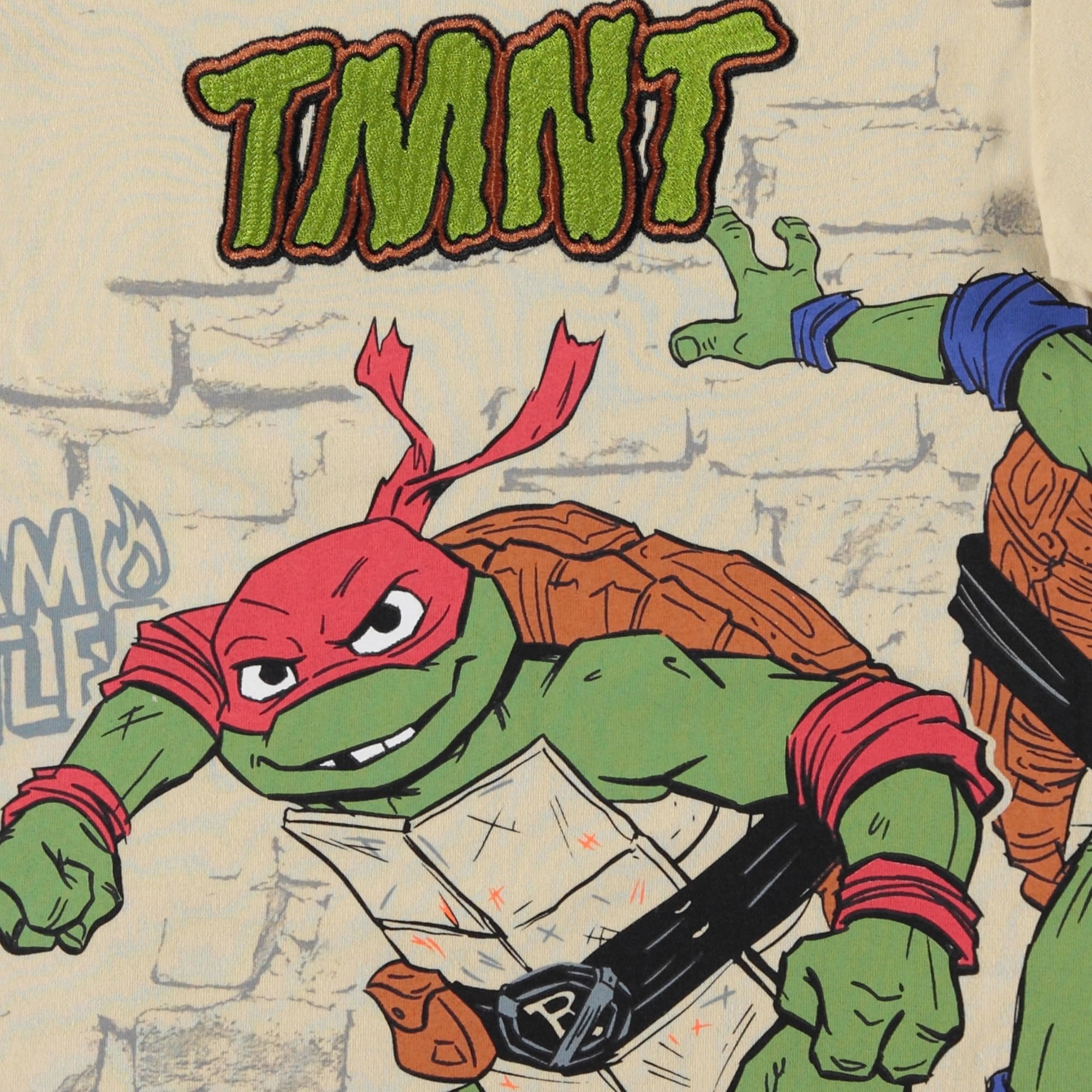 Teenage Mutant Ninja Turtles Boys Short Sleeve T-Shirt - Little and Big Boys 4-20 Sand