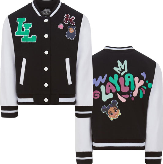 Nickelodeon That Girl Lay Lay Varsity Bomber Jacket - Little and Big Girl Sizes 4-16