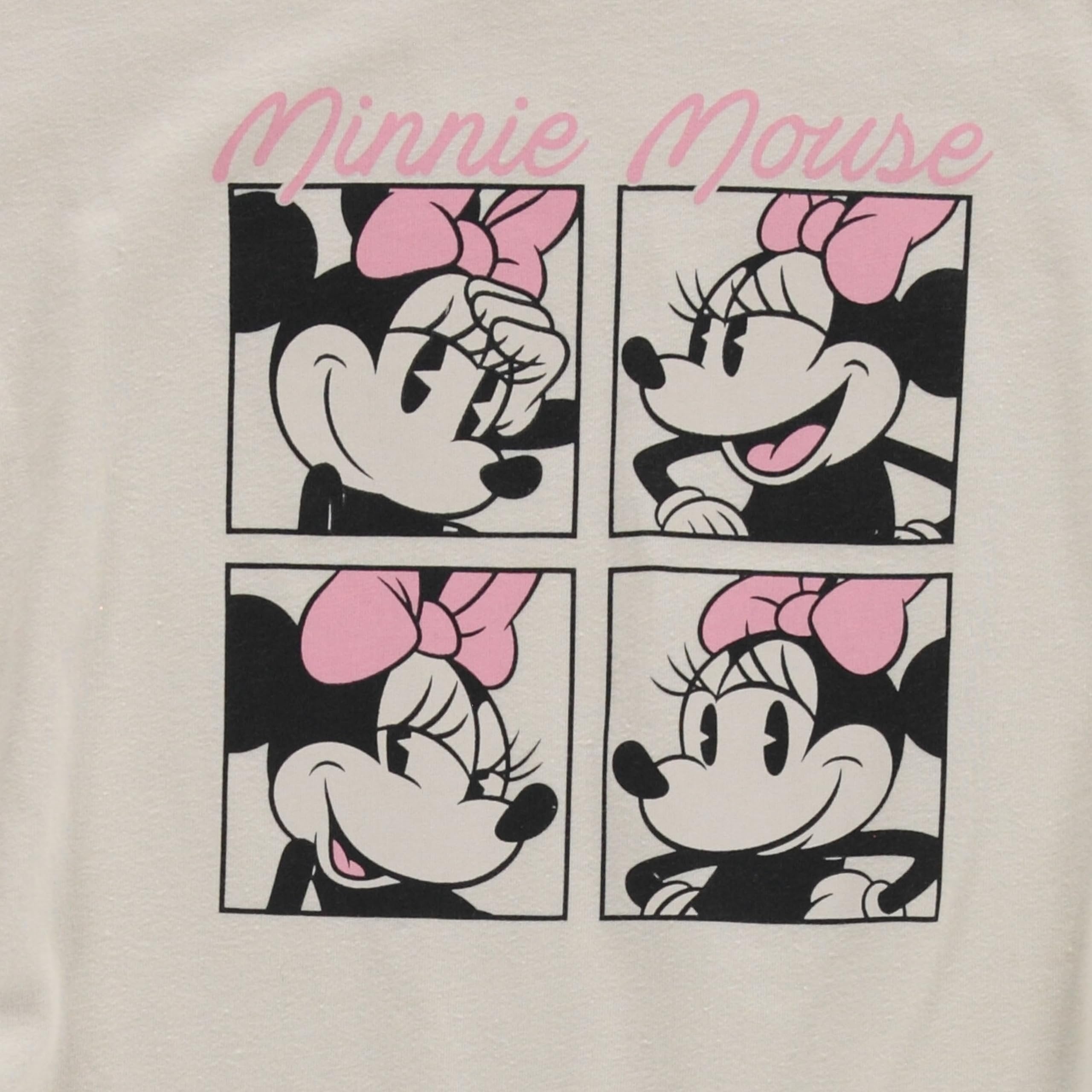 Disney Girls Minnie Mouse Adaptive T-Shirt & Jogger Set, Minnie Mouse Clothing Little and Big Girls Sizes