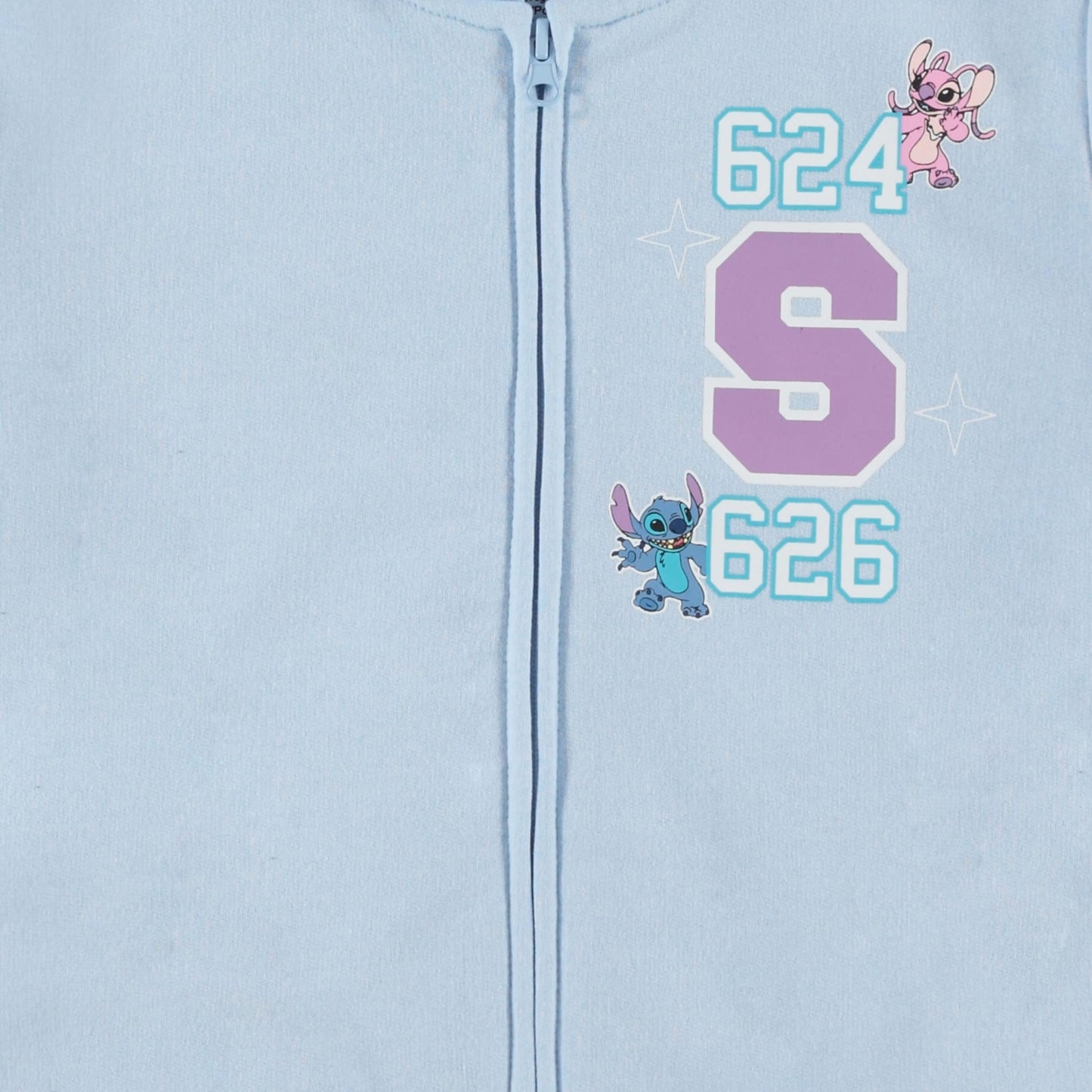 DISNEY Girls Lilo & Stitch Zip Up Hoodie - Little and Big Girls Sizes 4-16