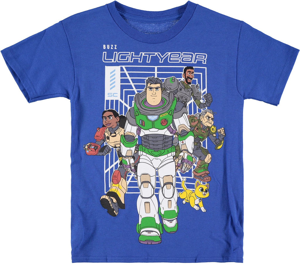 Disney Toy Story Boys Buzz Lightyear T-Shirt - Air Brushed Design Toy Story Boys T-Shirt