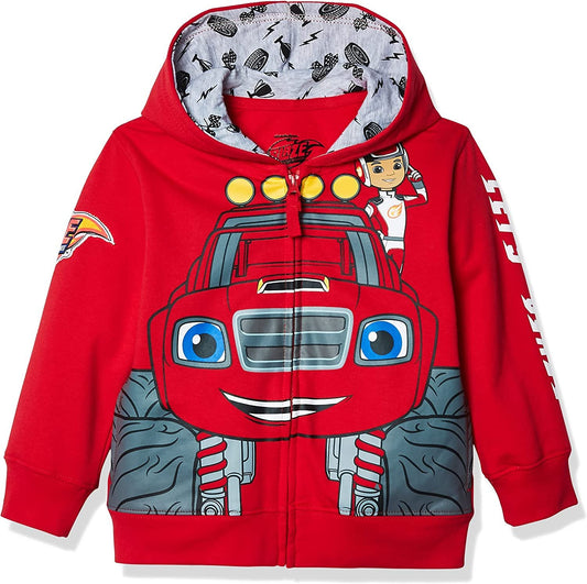 Nickelodeon Boys' Toddler Monster Machines Lets Blaze Hoodie