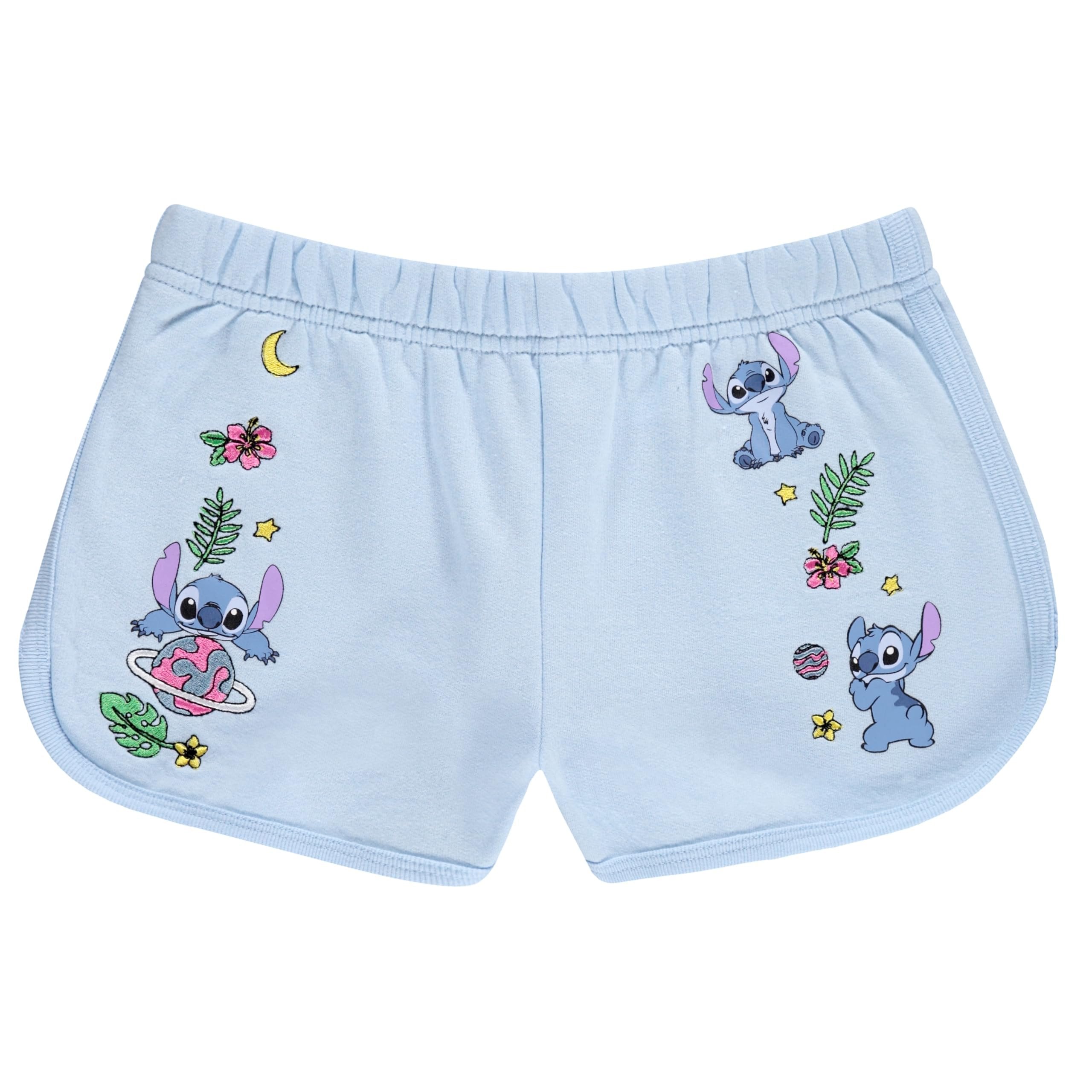 Disney Girls Lilo & Stitch Cosplay Hoodie Set - Stitch Costume Hoodie and Shorts Set -Little and Big Girl Sizes 4-16