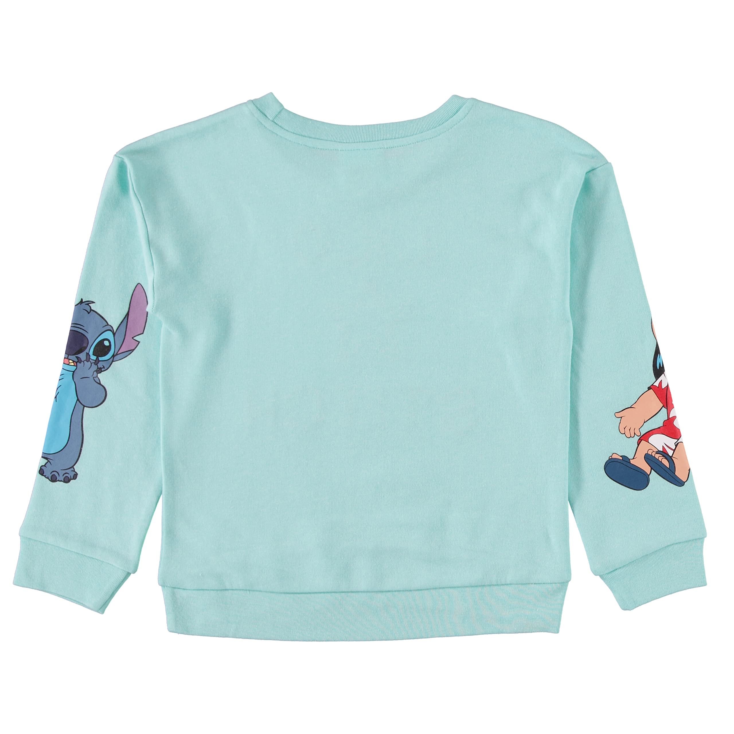 Disney Girls Lilo & Stitch Clothing Set - Stitch Sweatshirt Hoodie and Jogger - 2-Piece Outfit Set - Sizes 4-16