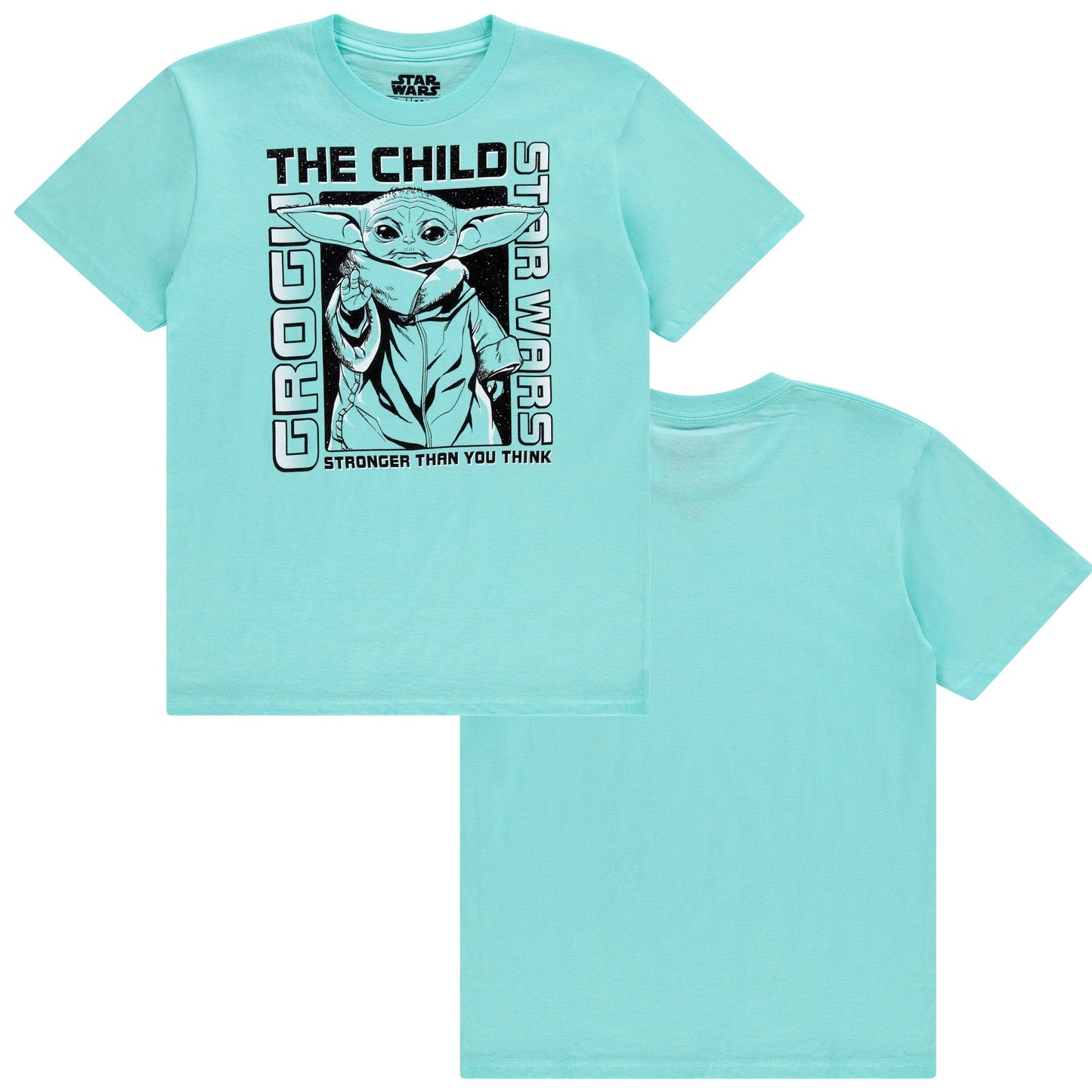 STAR WARS Boys Baby Yoda T-Shirt - Mandalorian The Child Boys Boys Short Sleeve T-Shirt- Air Brushed