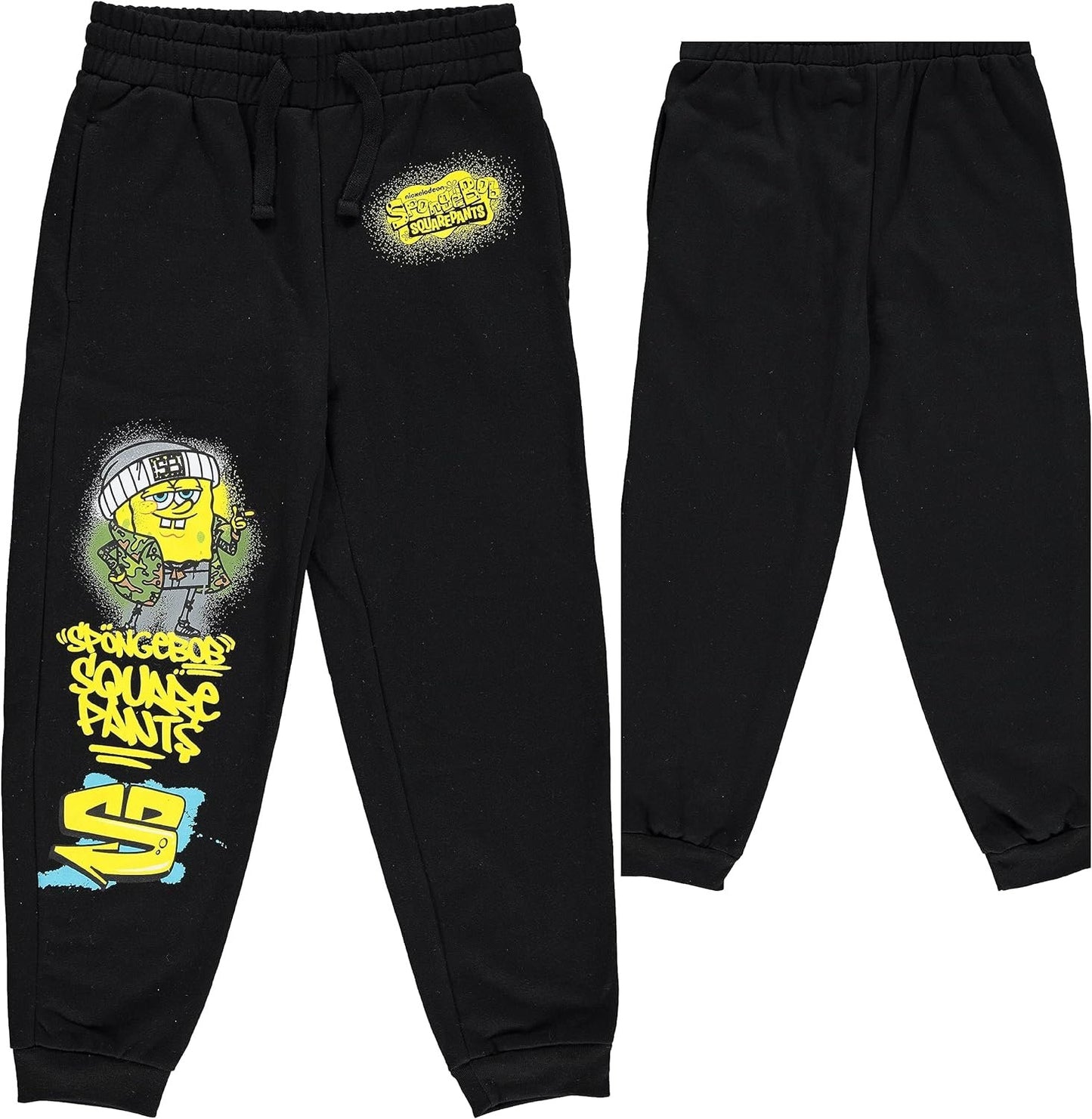 SpongeBob SquarePants Boys Jogger Sweatpants - Sizes 4-20