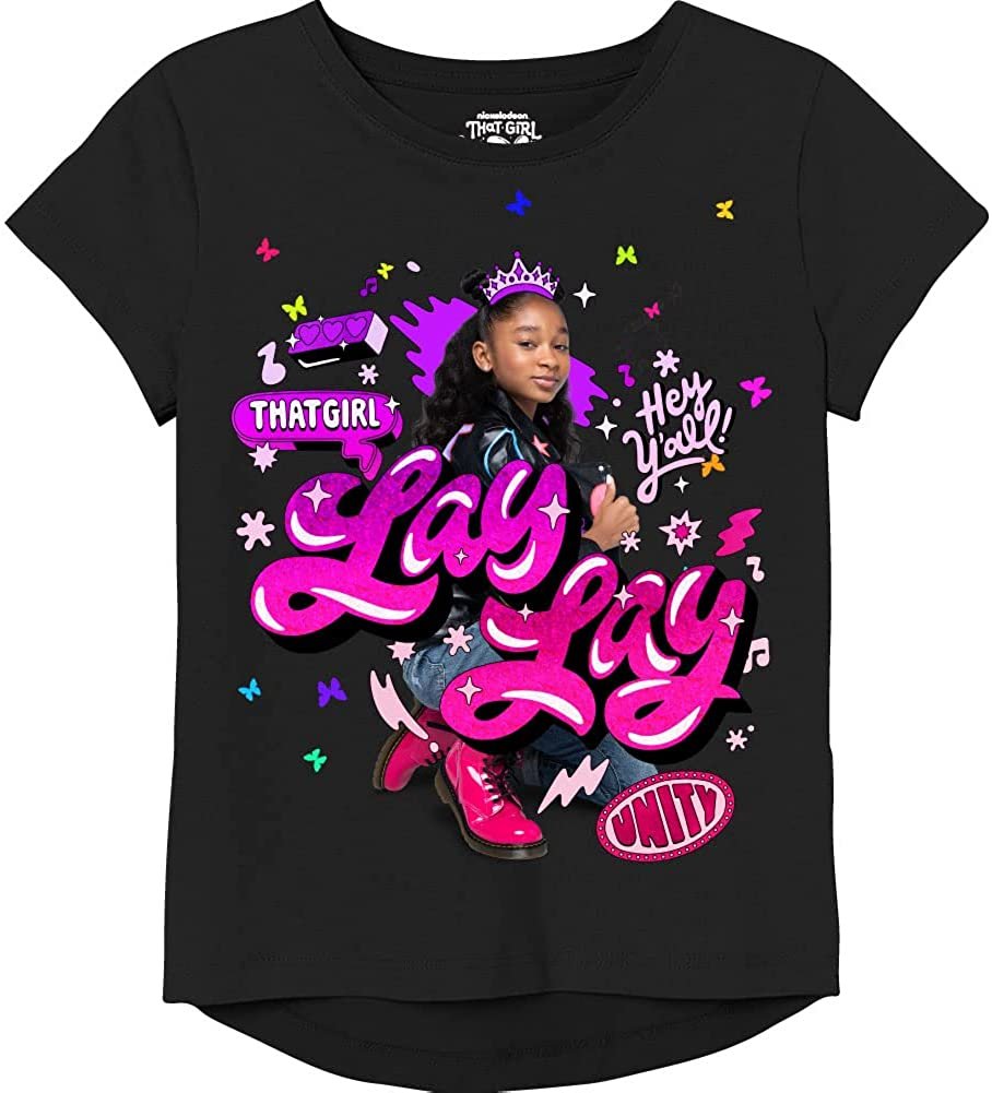 Nickelodeon Girl Lay Short Sleeve Hi-lo T-Shirt