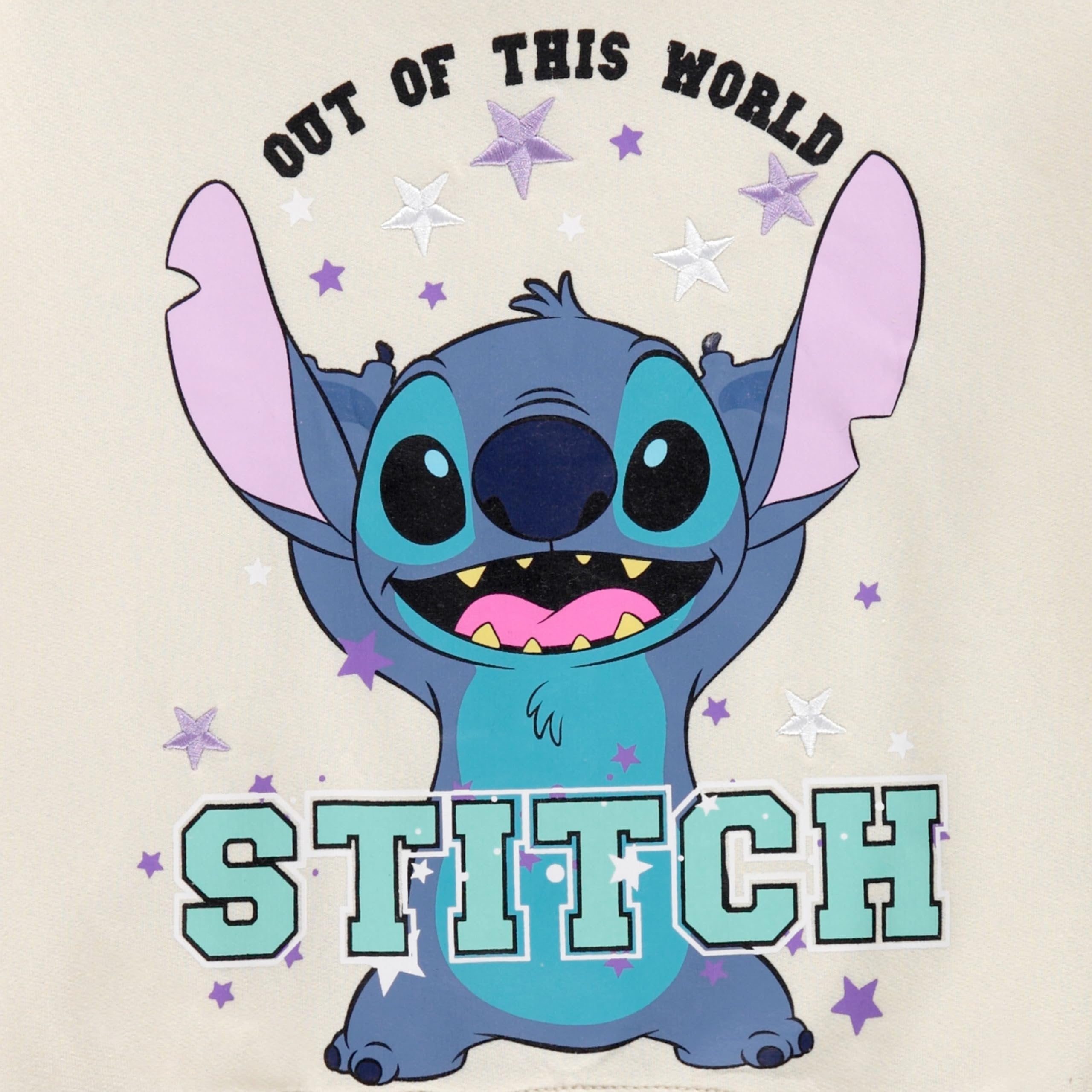 Disney Girls Lilo & Stitch Clothing Set - Stitch Sweatshirt Hoodie and Jogger - 2-Piece Outfit Set - Sizes 4-16
