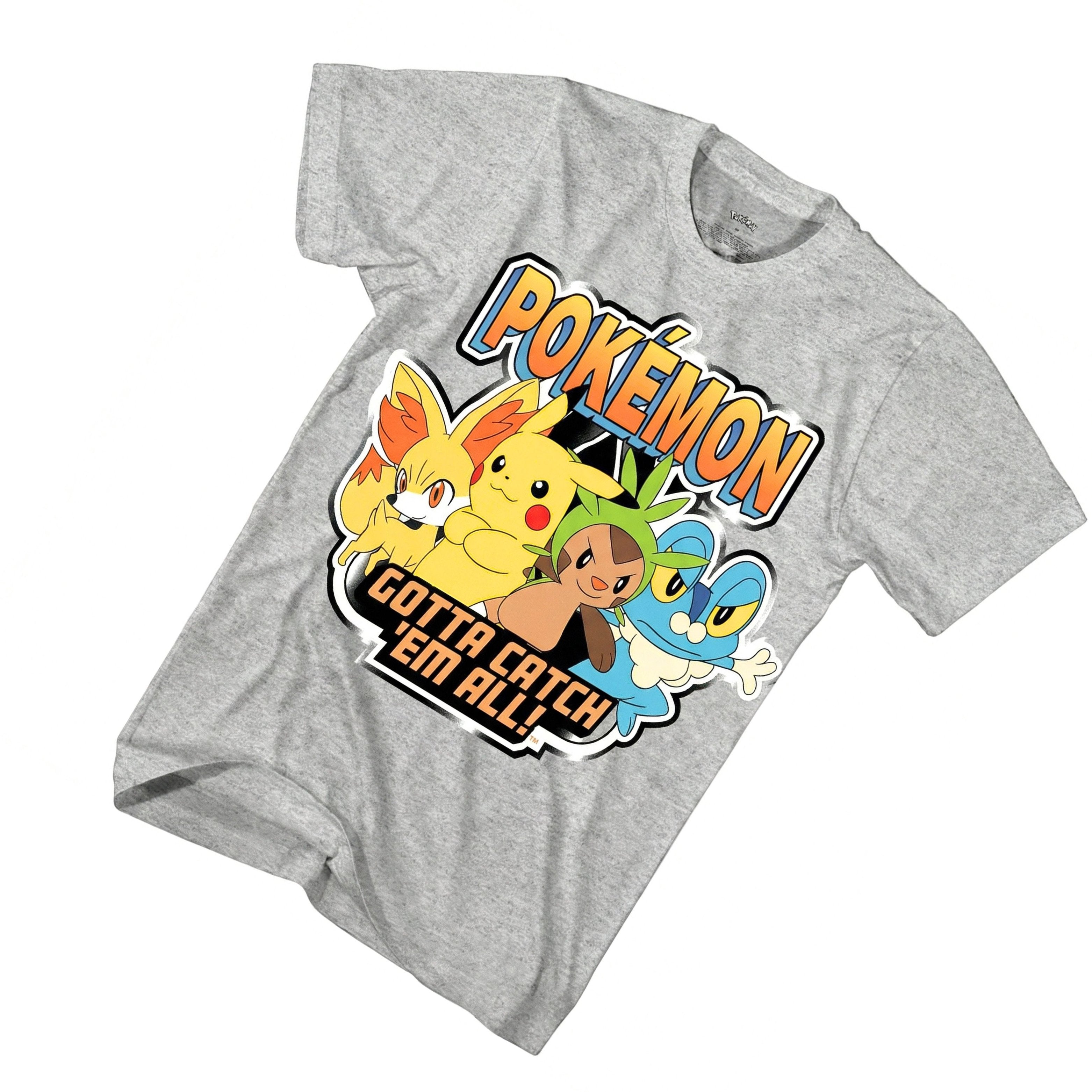 Pokemon Pikachu Big Boys Short Sleeve T-Shirt - Pikachu Lightning Energy Bounce