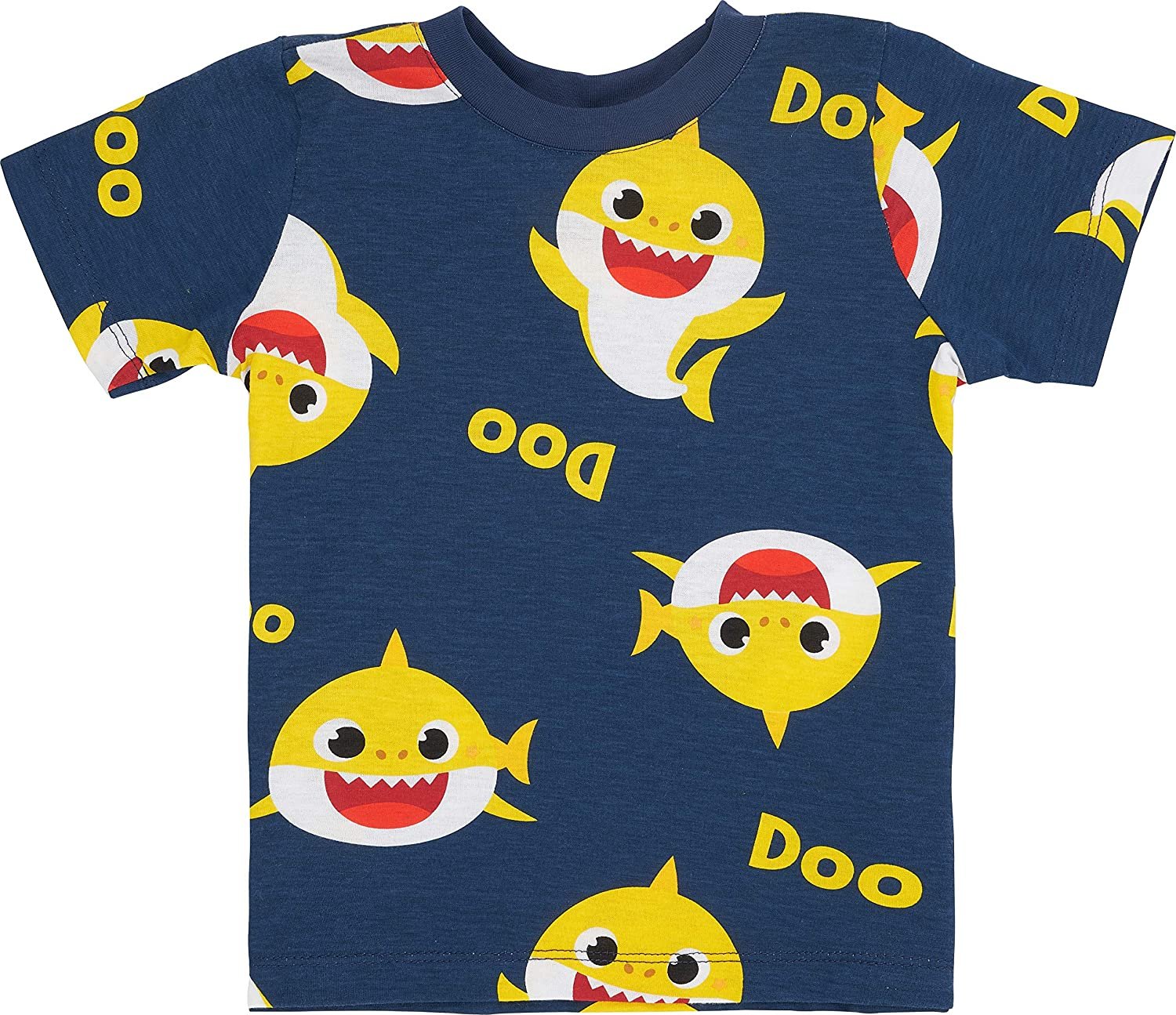 Pinkfong Boys' Baby Shark Family Dancing Short Sleeve Tee