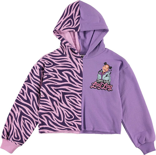 Nickelodeon Girls That Girl Lay Lay Pullover Hoodie and Jogger Sweatpants Clothing Set - Little and Big Girl Sizes 4-16