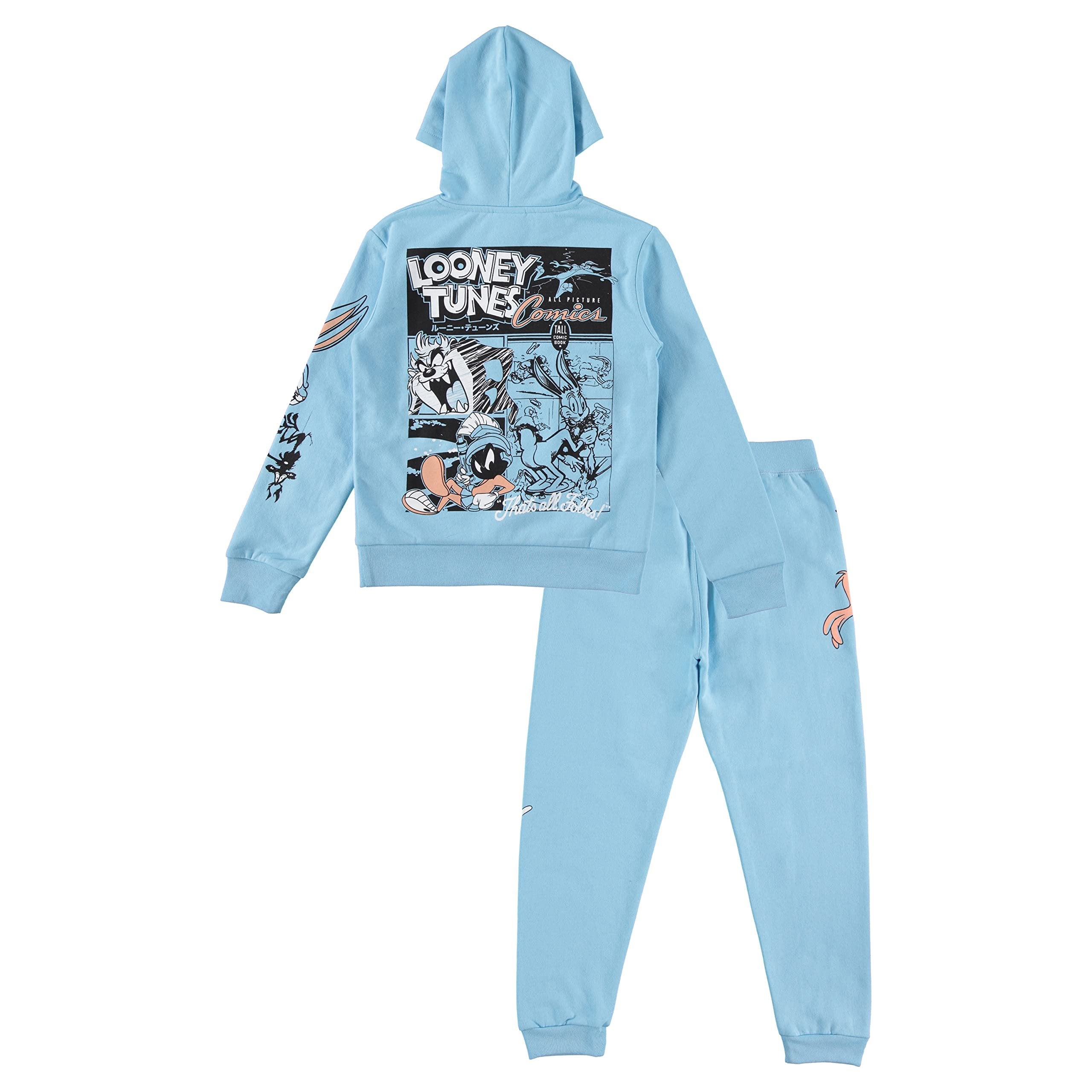 LOONEY TUNES Boys Hoodie and Jogger Pants 2-Piece Outfit Set- Boys Sizes 4-16