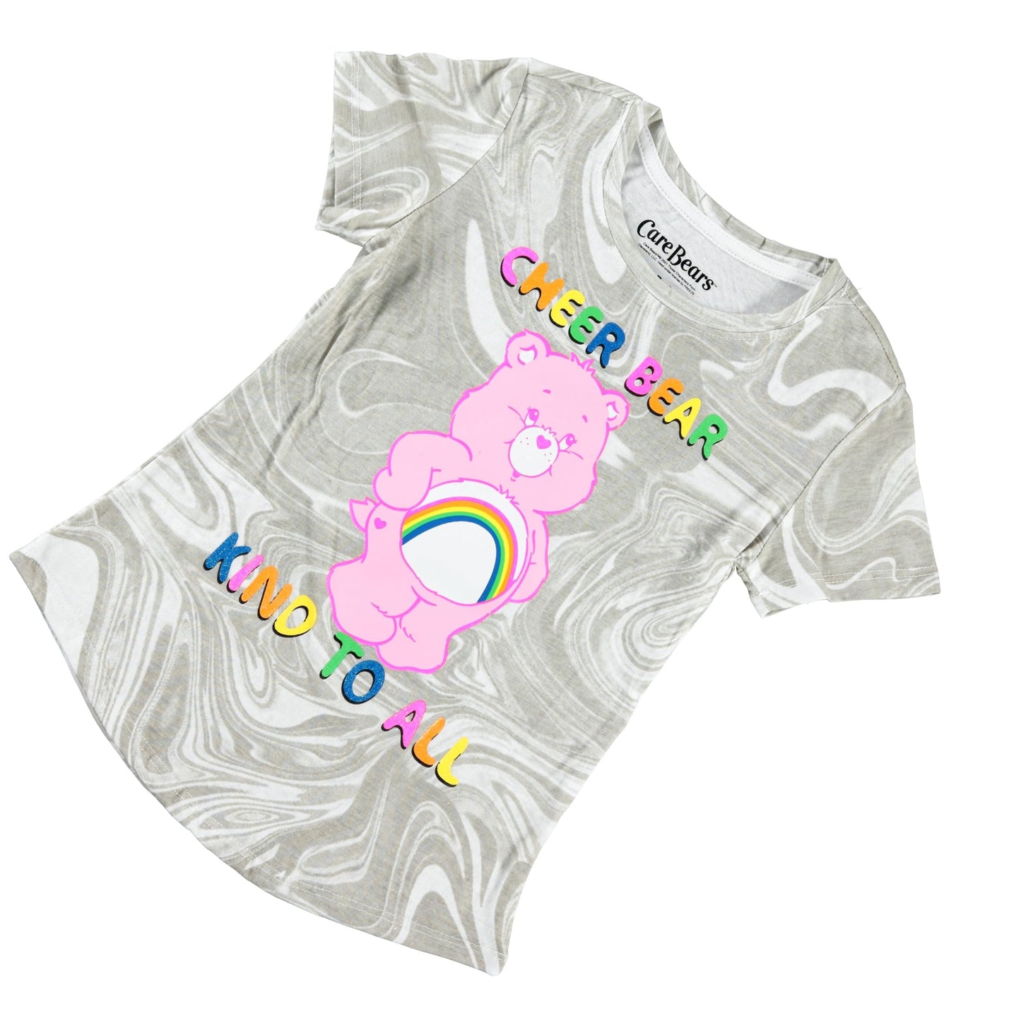 Girls Care Bears Short Sleeve T-Shirt- Sizes 4-16