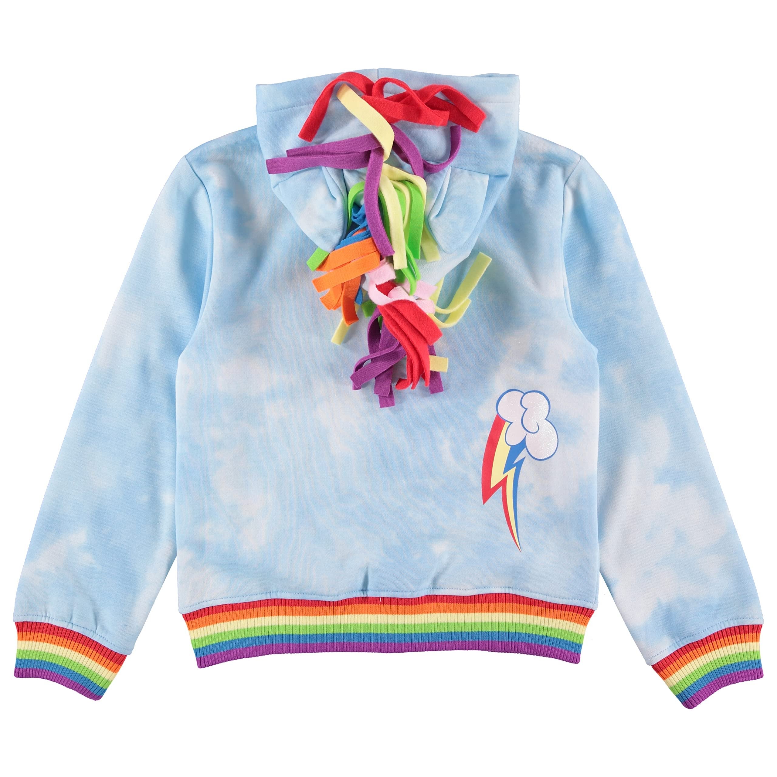 My Little Pony Magical Rainbow Dash Cosplay Hoodie for Girls - Super Soft & Fun for Playtime and Parties!