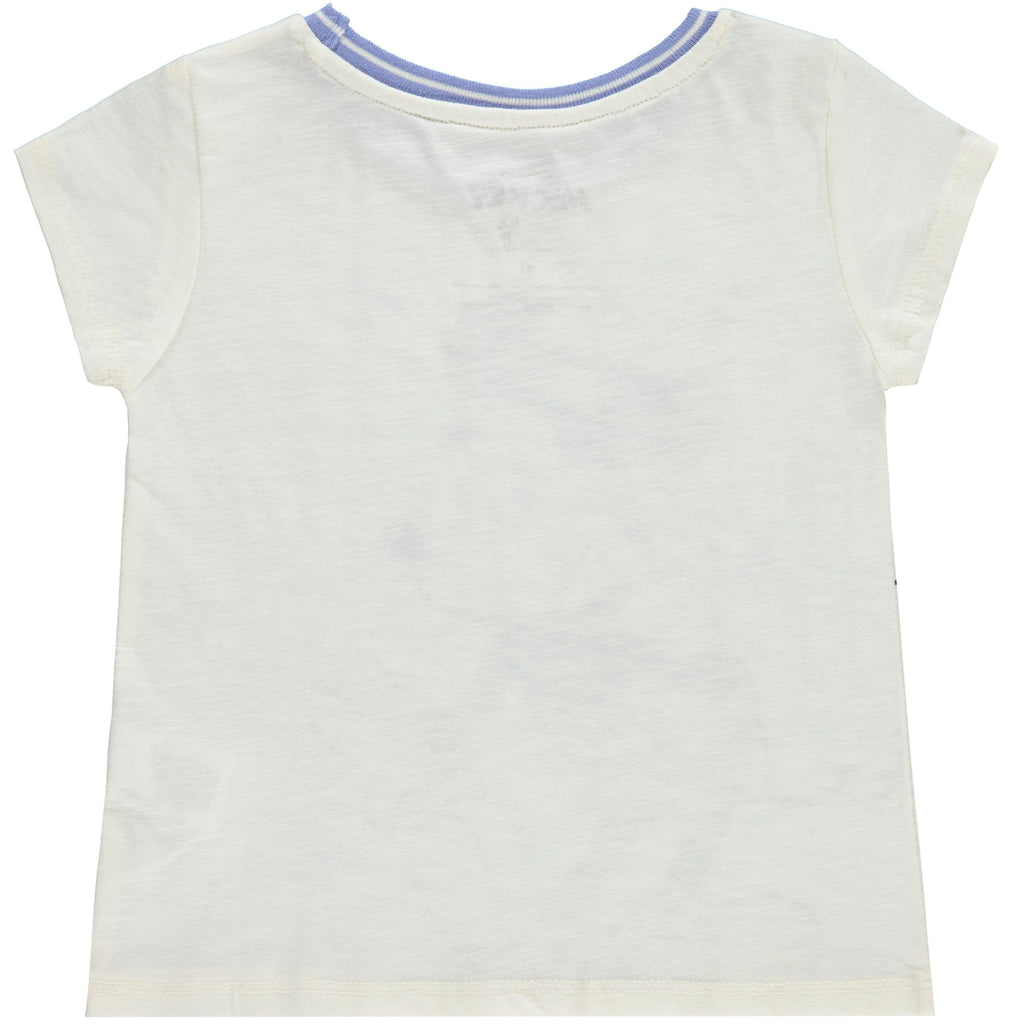 Disney Mickey Mouse Toddler Girls Short Sleeve T-Shirt- Toddler Sizes 2T-4T White